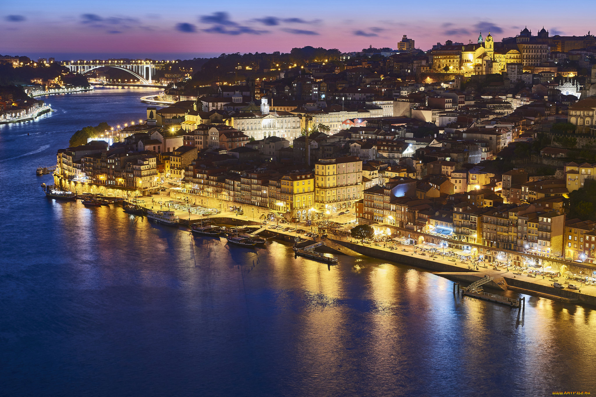 porto, -, portugal, города, порту, , португалия, панорама