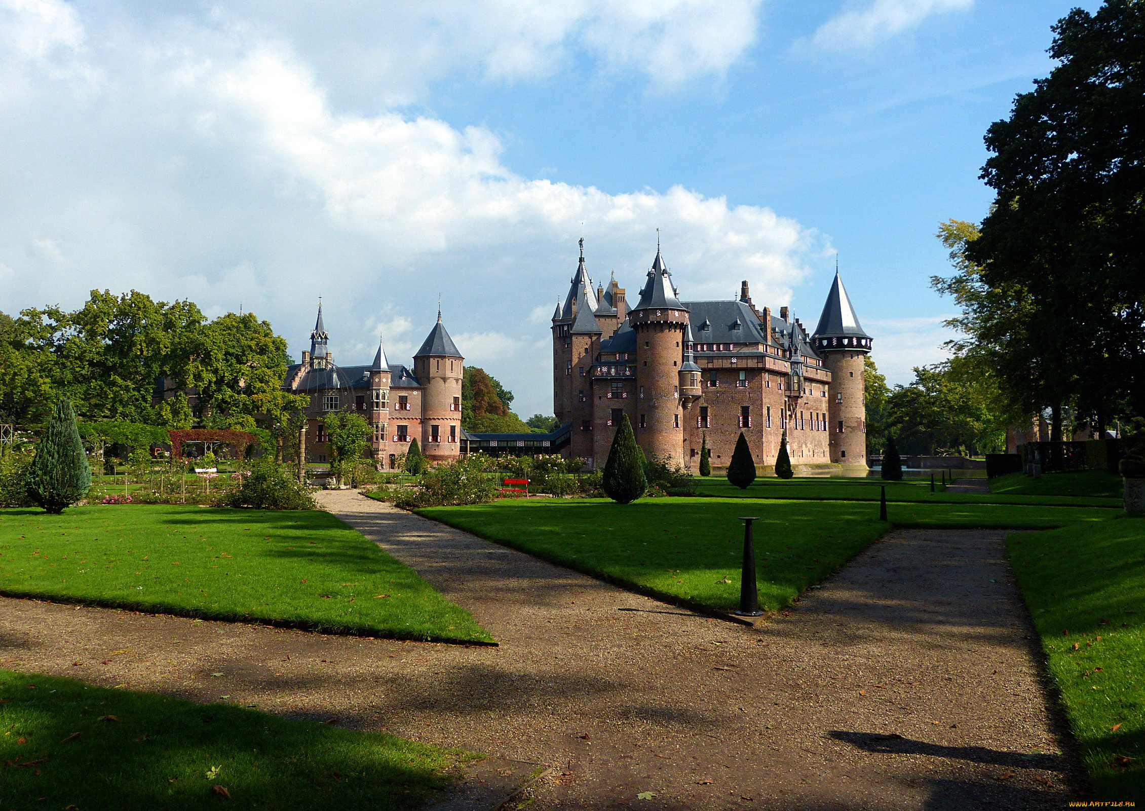 haar, castle, города, замки, нидерландов, haar, castle