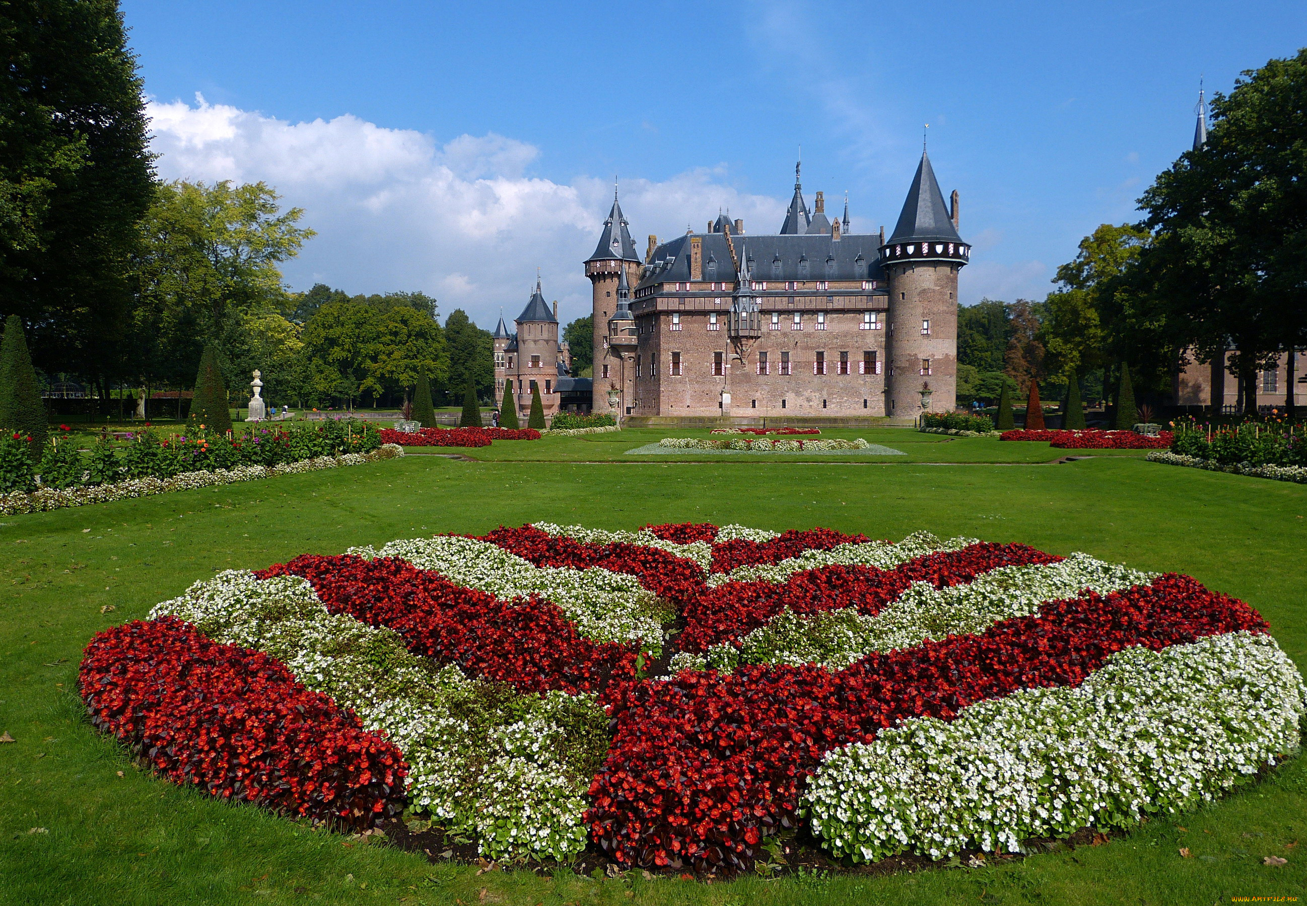 haar, castle, города, замки, нидерландов, haar, castle