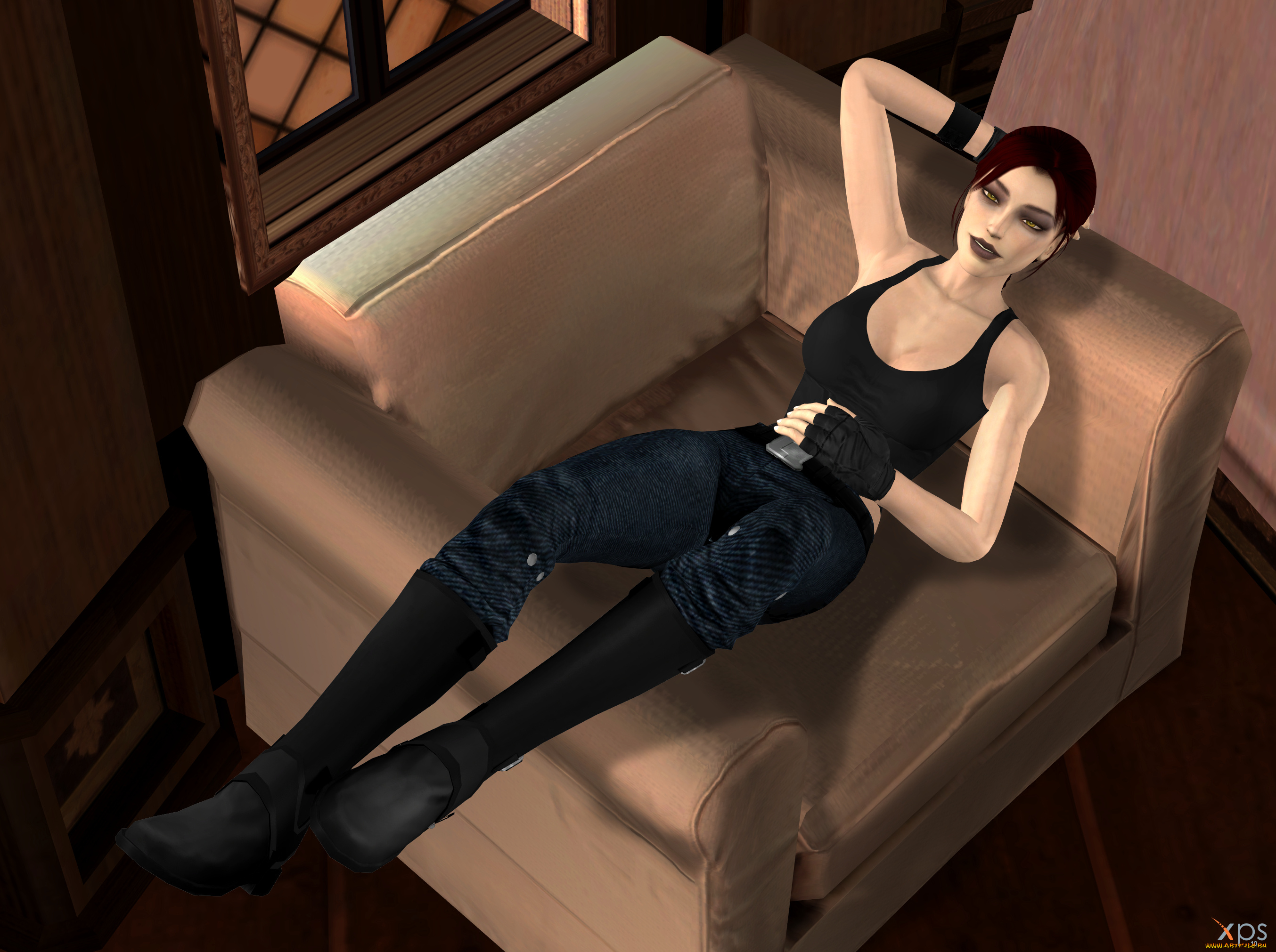 3д, графика, люди, , people, девушка, взгляд, фон