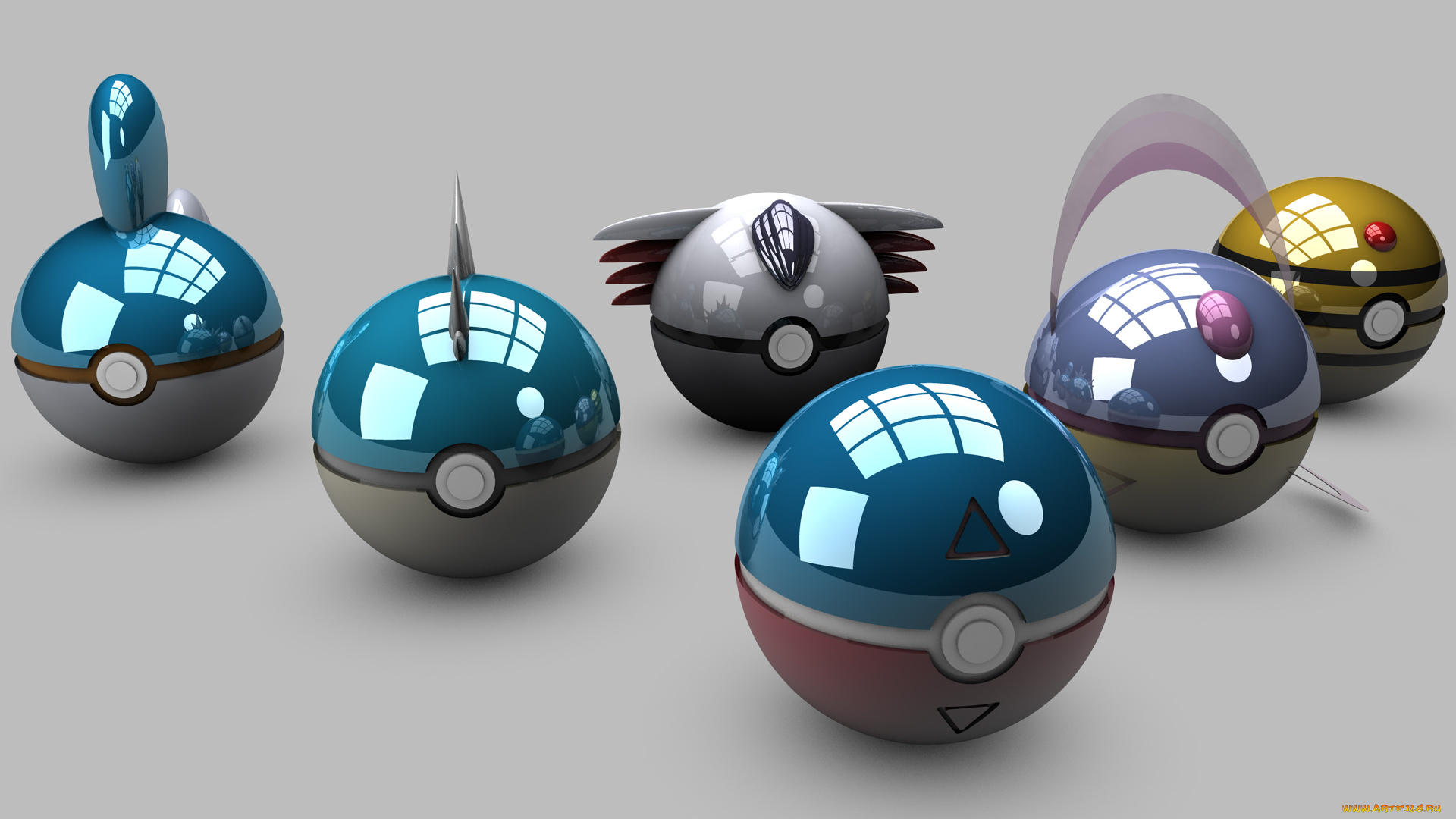 3д, графика, шары, , balls, шары, фон