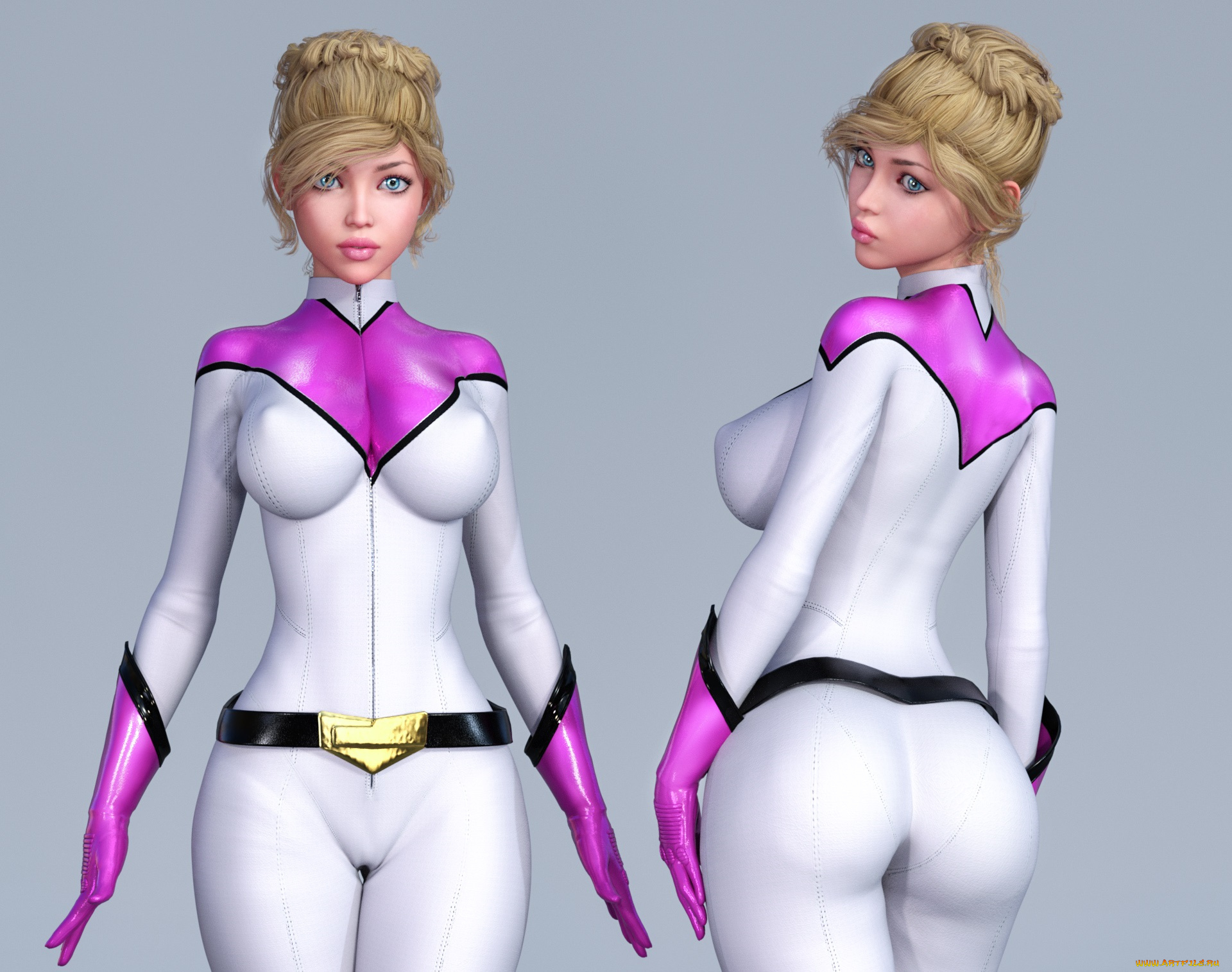 3д, графика, люди, , people, девушка, взгляд, фон