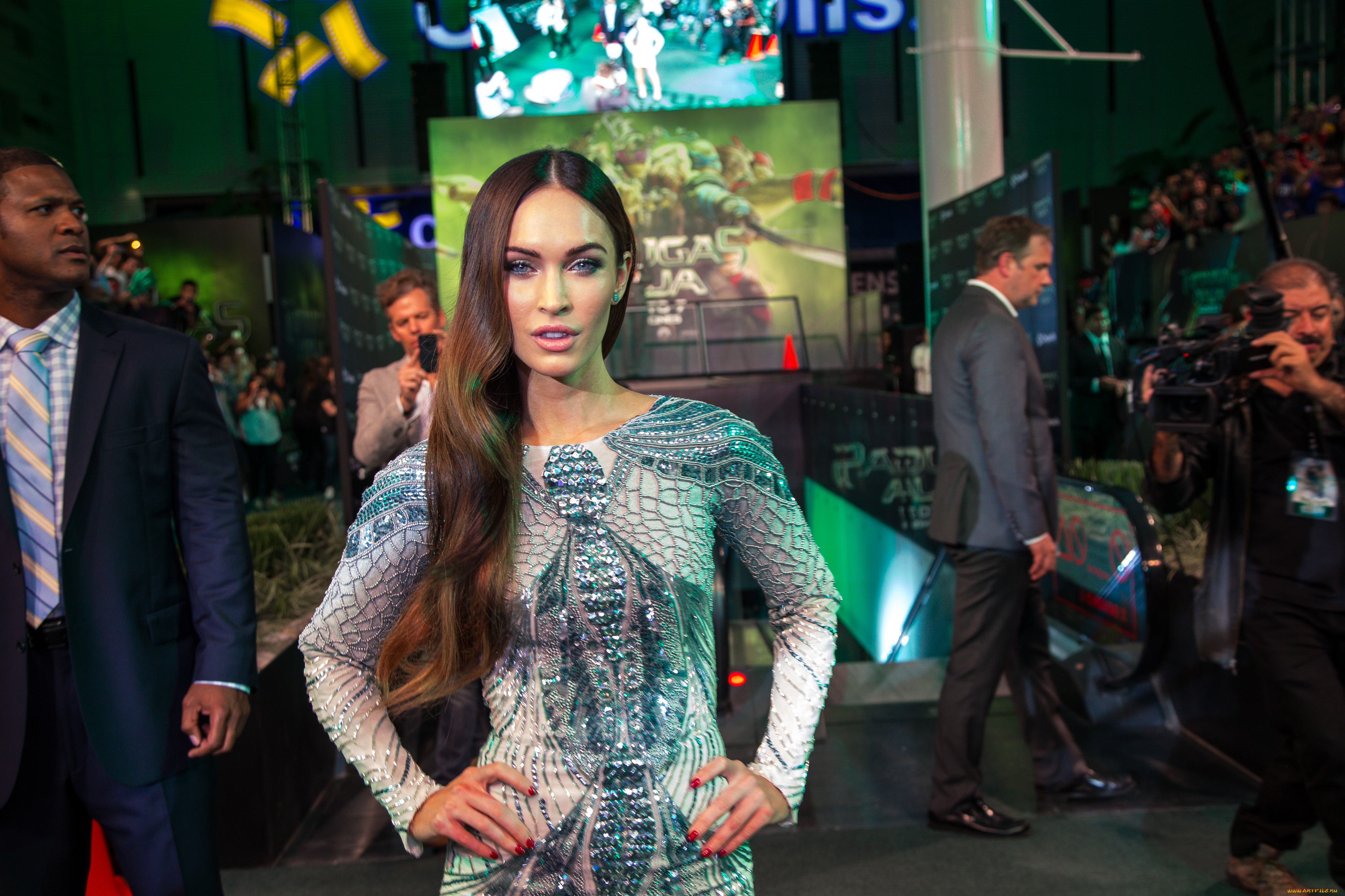 девушки, megan, fox, актриса, платье, люди