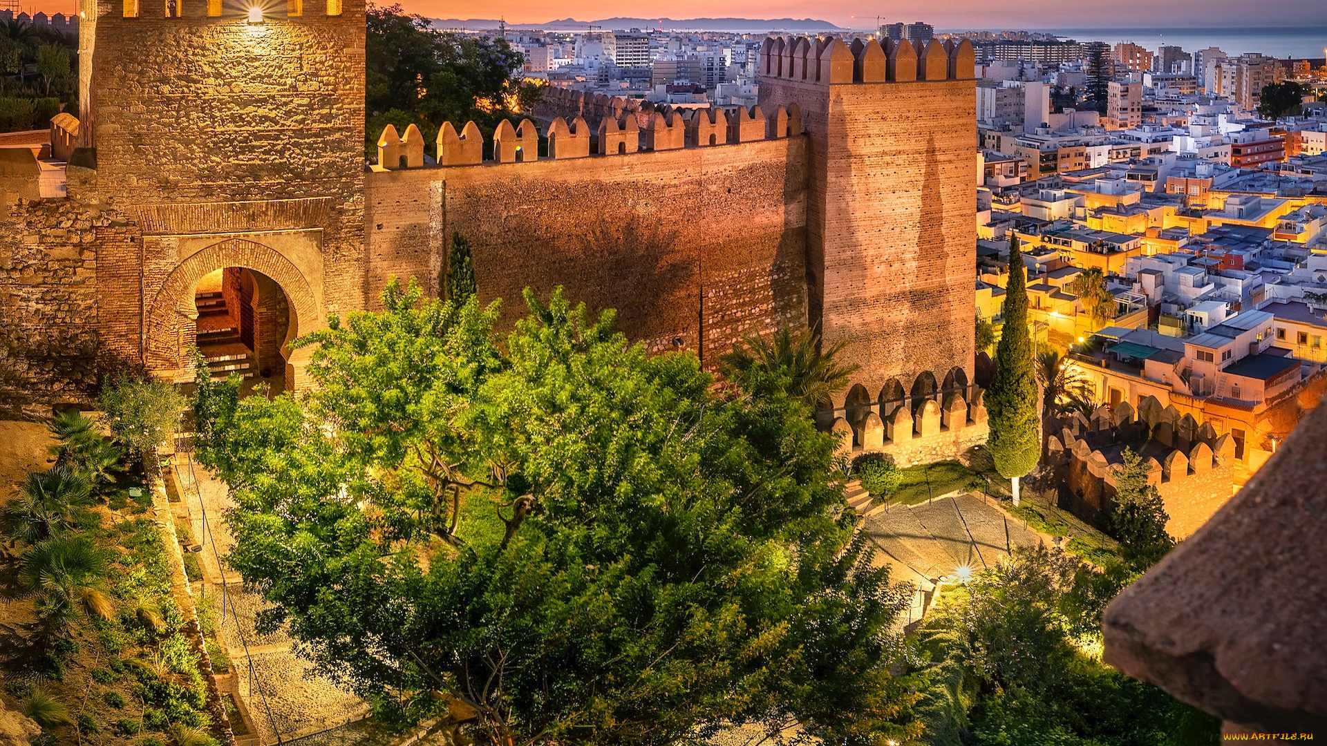 alcazaba, de, malaga, spain, города, -, дворцы, , замки, , крепости, alcazaba, de, malaga