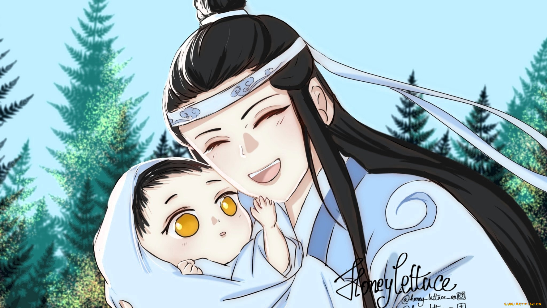 аниме, mo, dao, zu, shi, лань, сичэнь, ванцзи