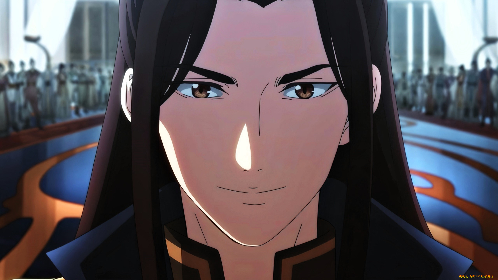 аниме, tian, guan, ci, fu, персонаж, лицо