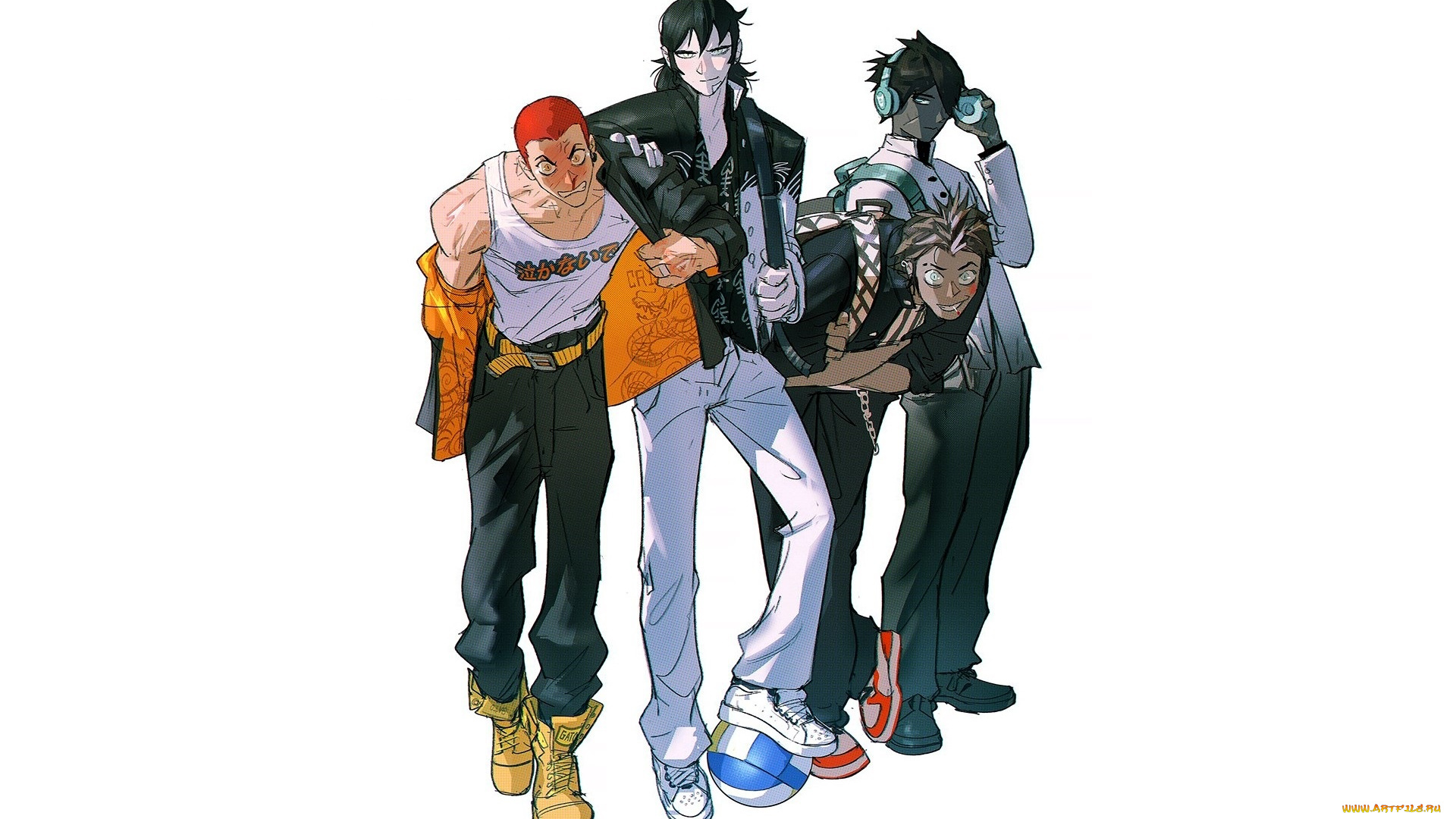 аниме, unknown, , другое, , парни, друзья