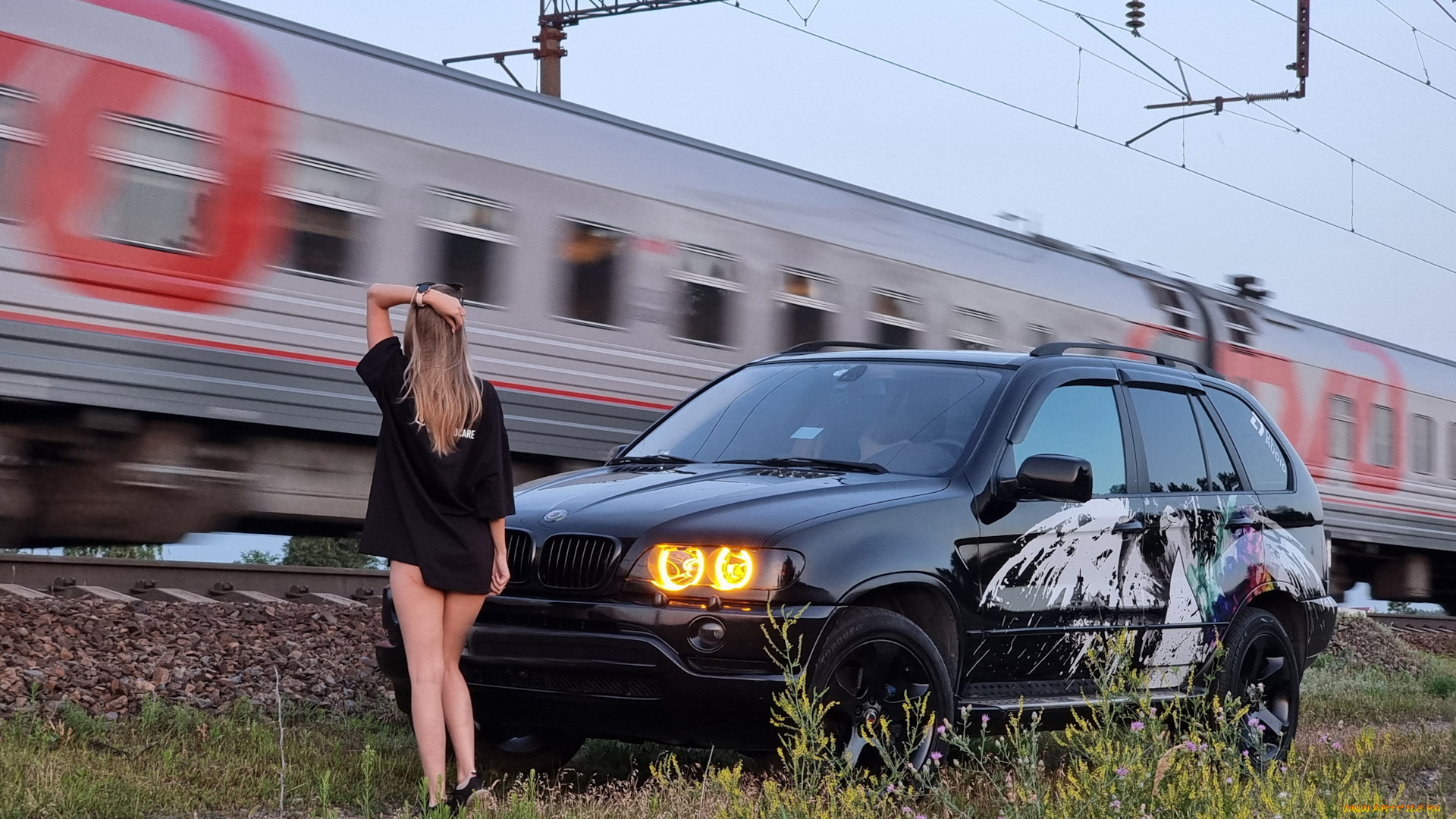 автомобили, -авто, с, девушками, bmw, x5