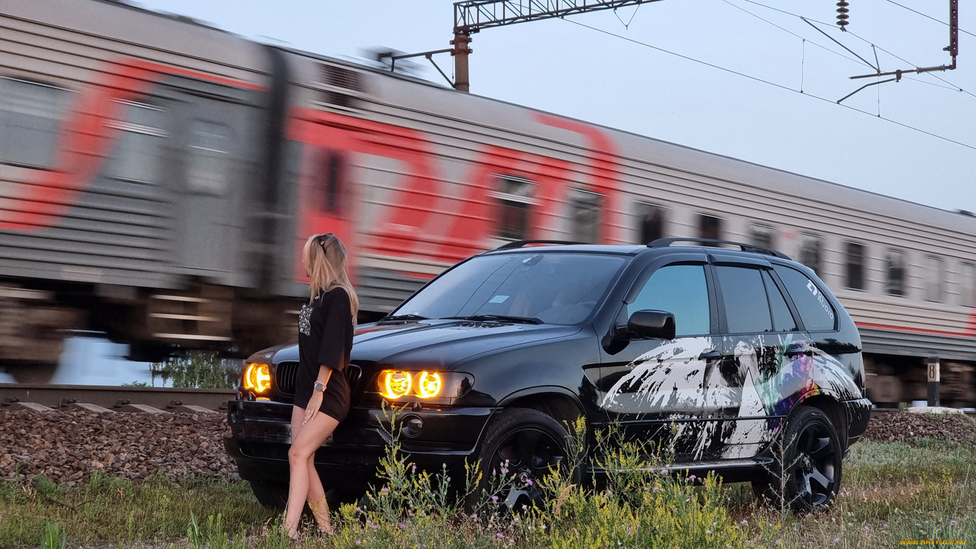 автомобили, -авто, с, девушками, bmw, x5