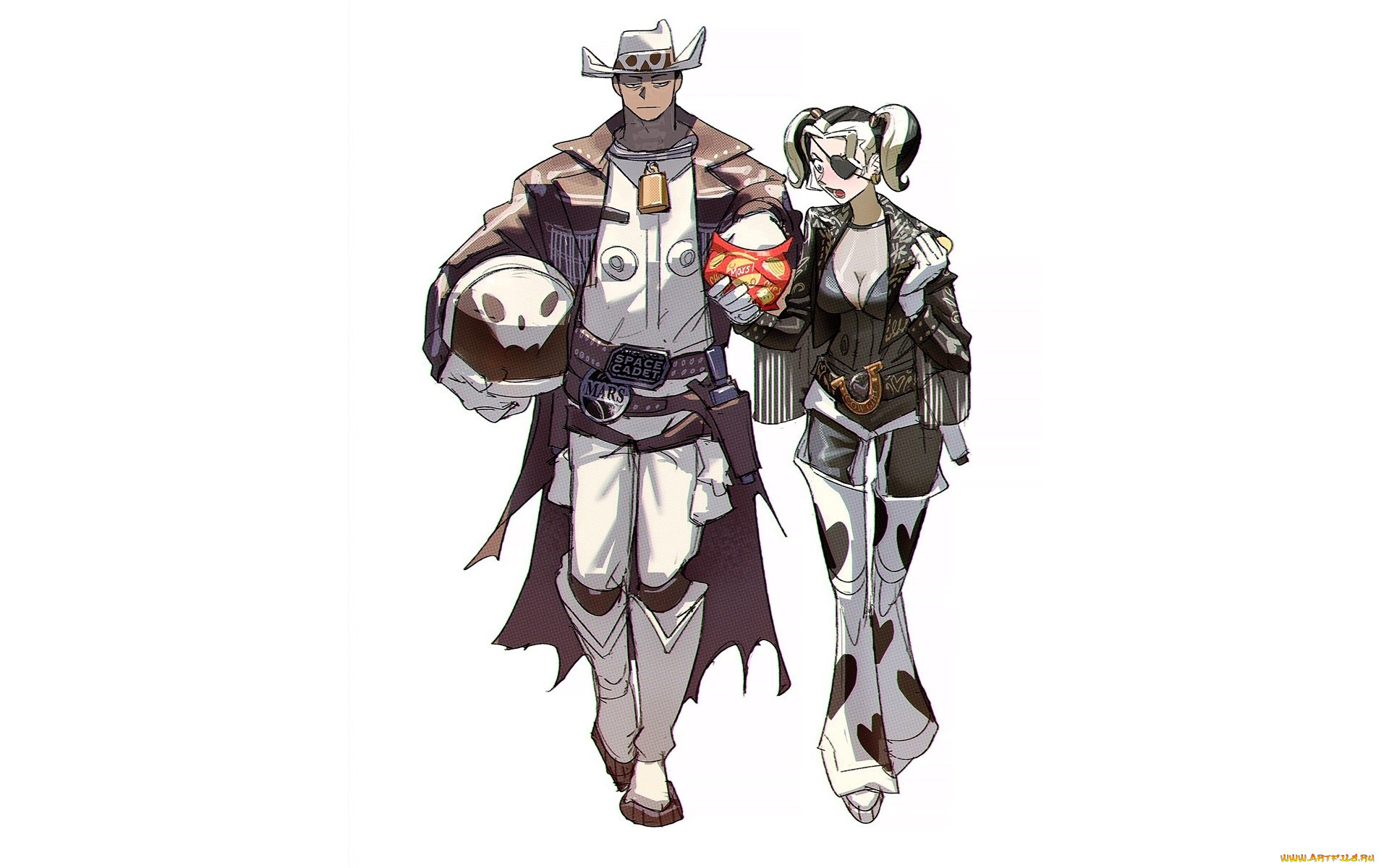 аниме, unknown, , другое, , пара, костюмы, шлем