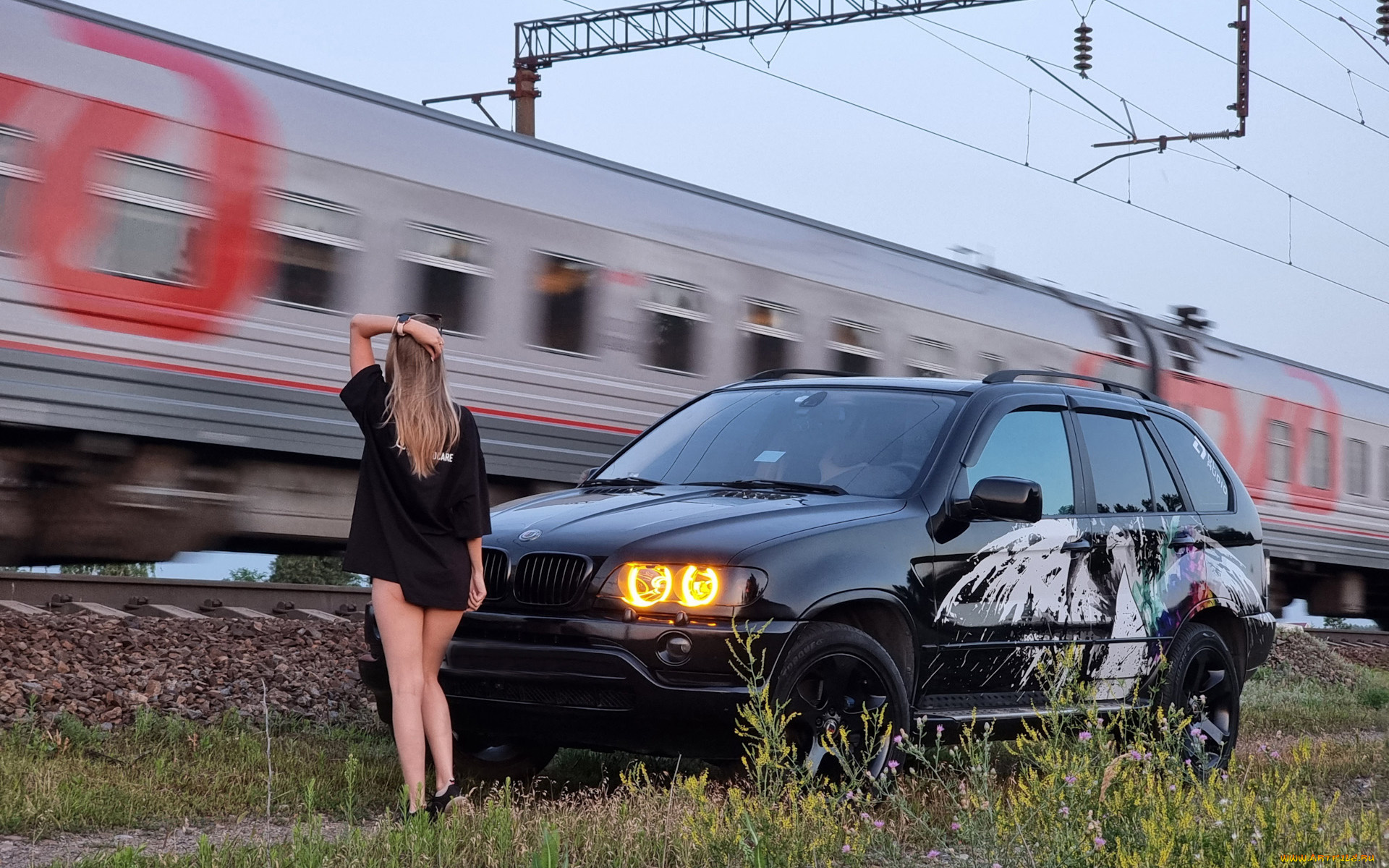 автомобили, -авто, с, девушками, bmw, x5