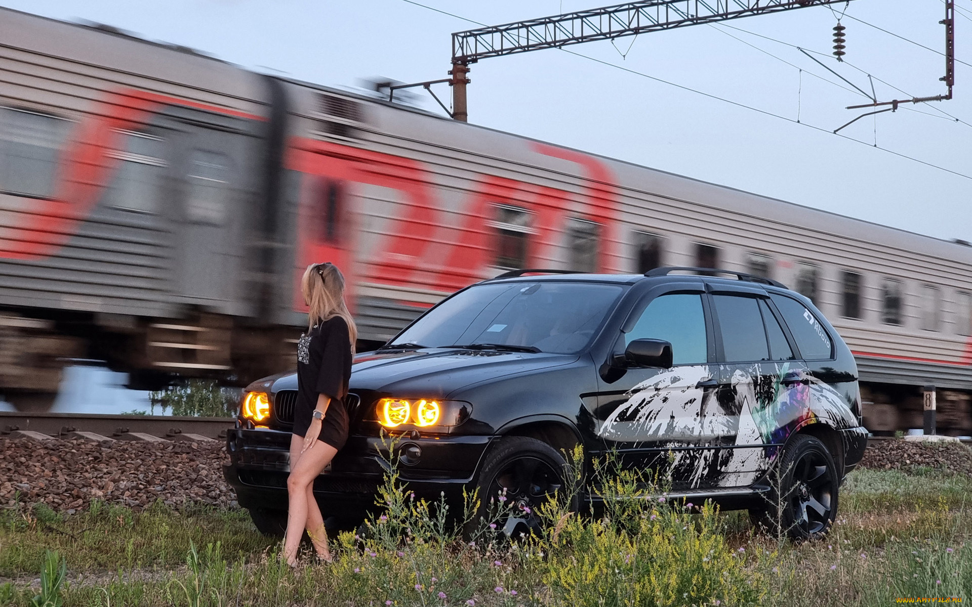 автомобили, -авто, с, девушками, bmw, x5