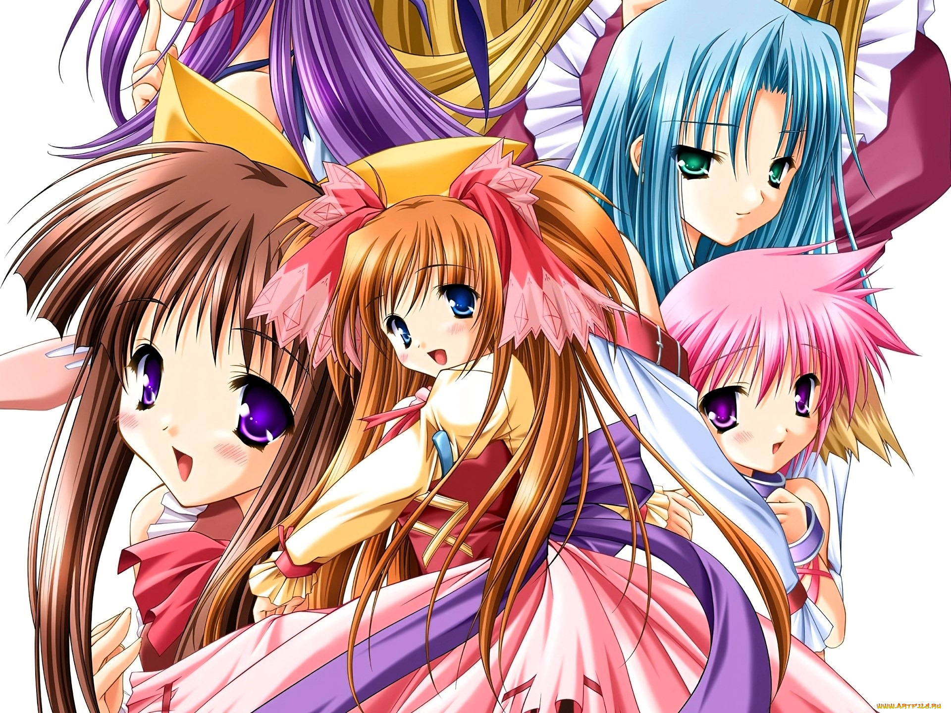 аниме, tayutama, , kiss, on, my, deity, девочки, лица