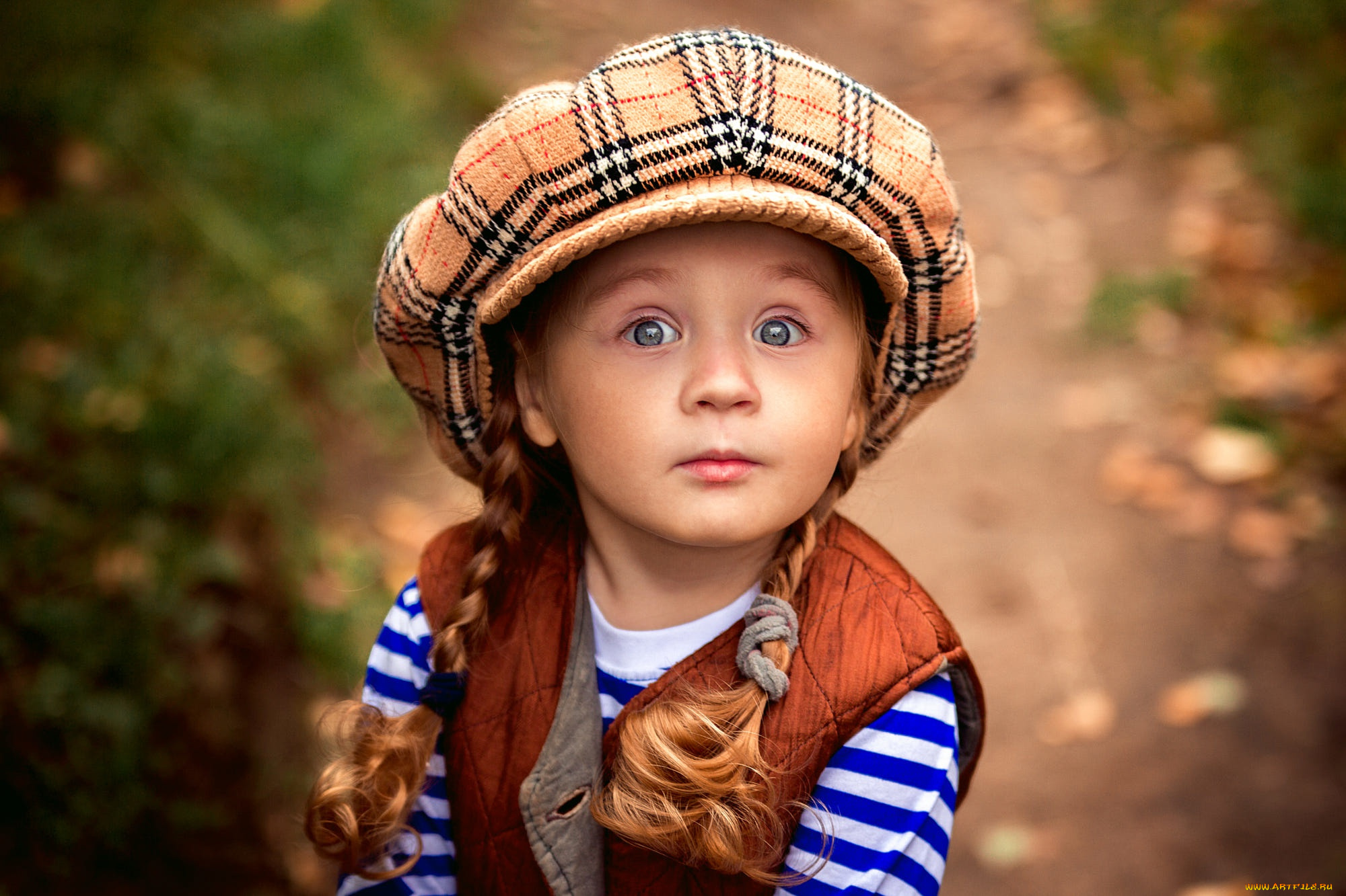разное, дети, девочка, лицо, кепка