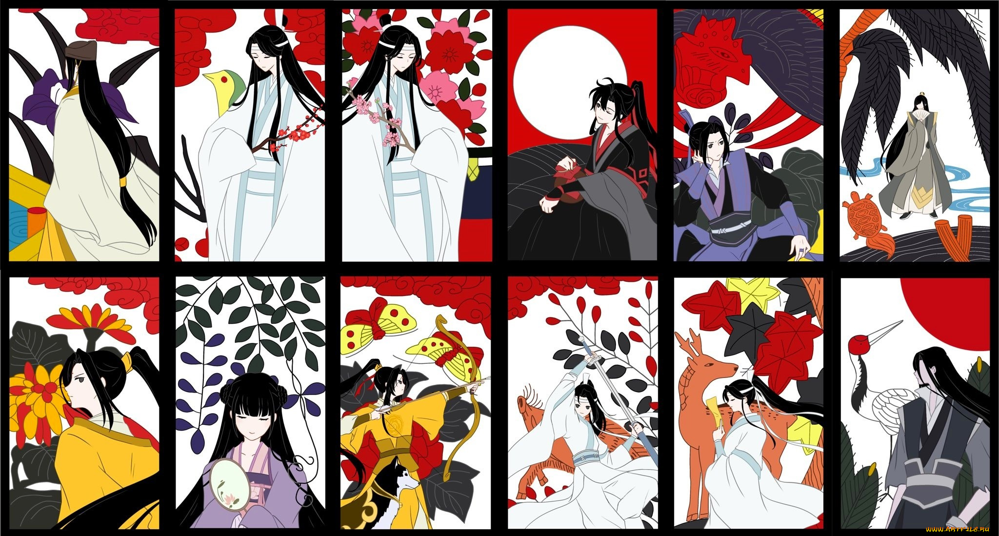 аниме, mo, dao, zu, shi, персонажи