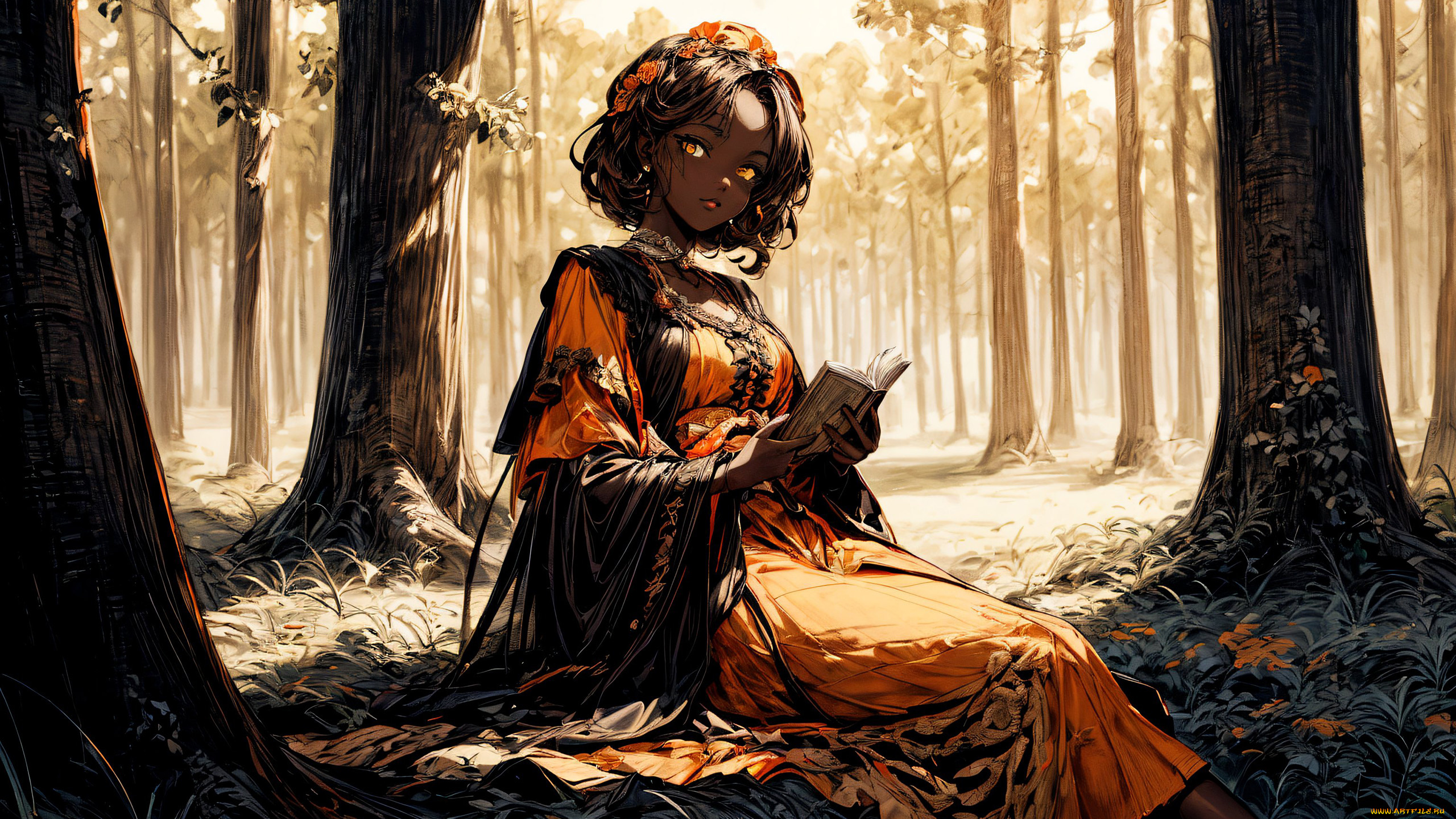 аниме, пейзажи, , природа, нейросети, графика, нейроарт, ai, art, нейронные, сети, рисунки, нейро, искусство