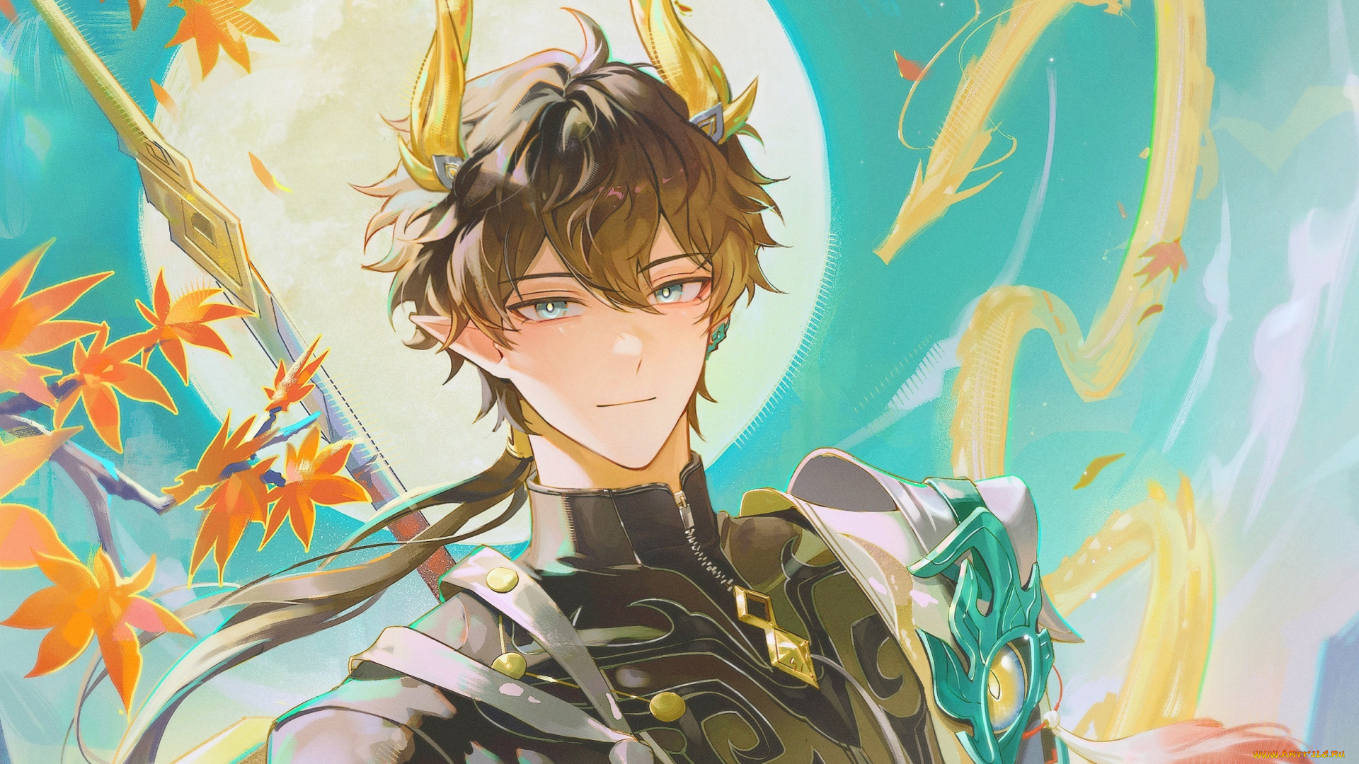 аниме, honkai, , star, rail, парень