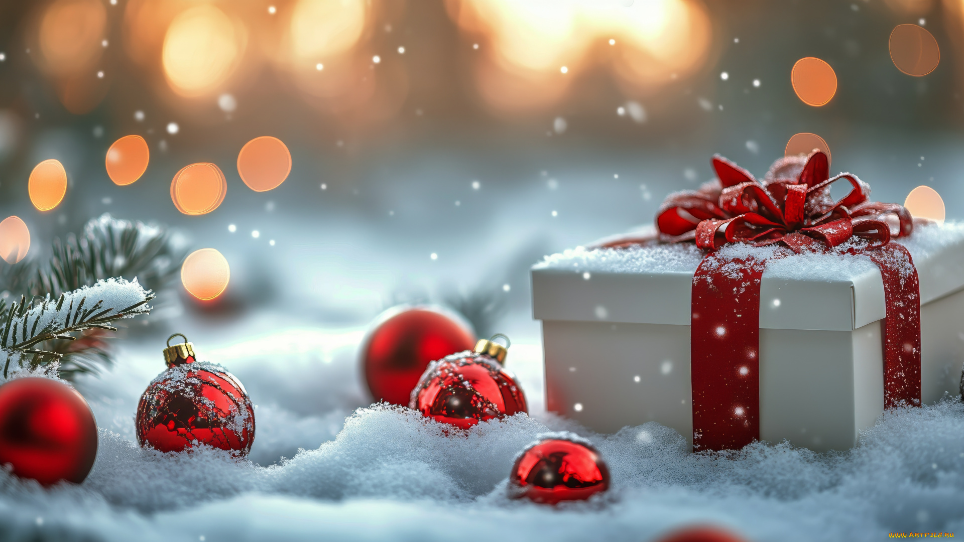 праздничные, подарки, и, коробочки, новый, год