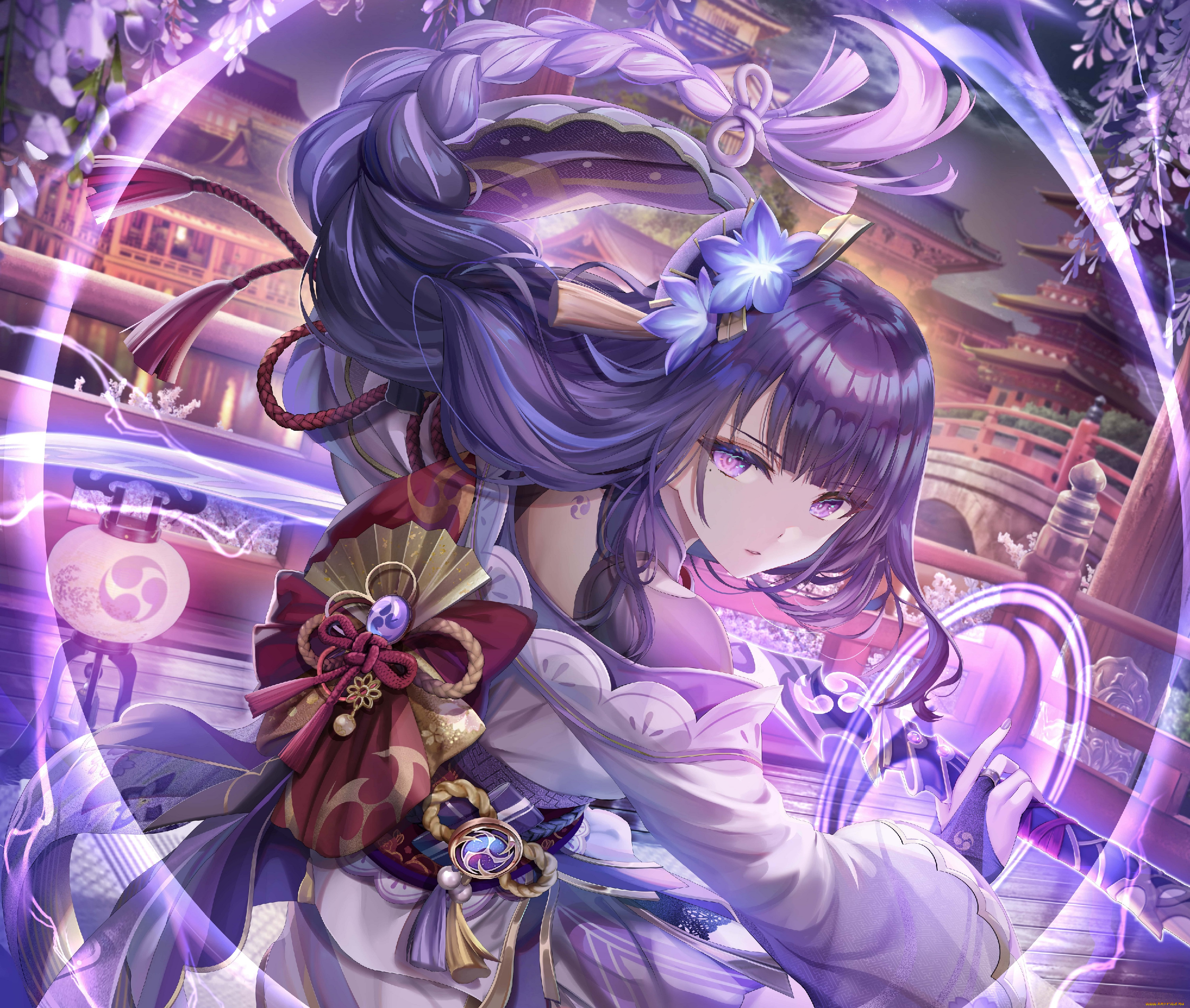 аниме, genshin, impact, девушка