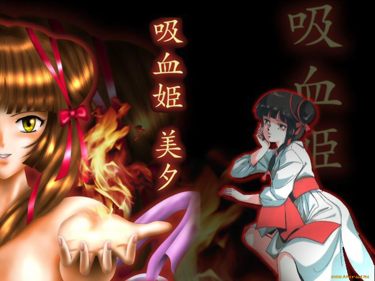 аниме, vampire, princess, miyu