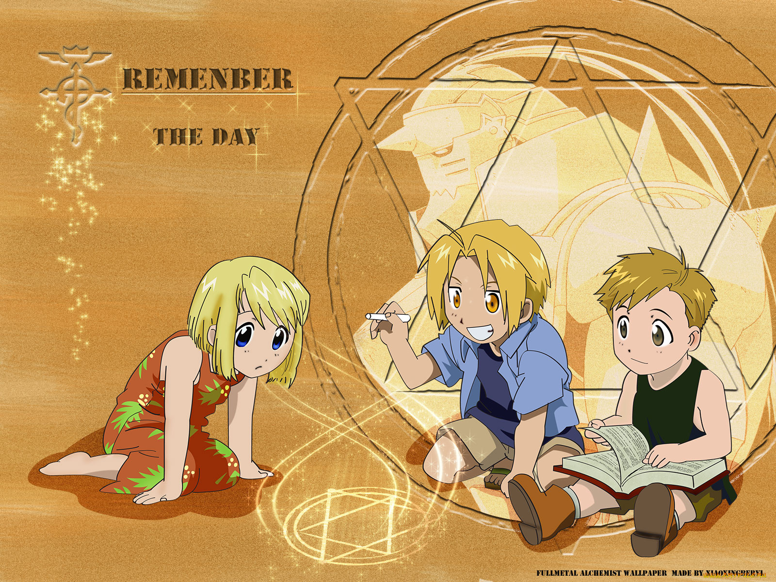 аниме, fullmetal, alchemist