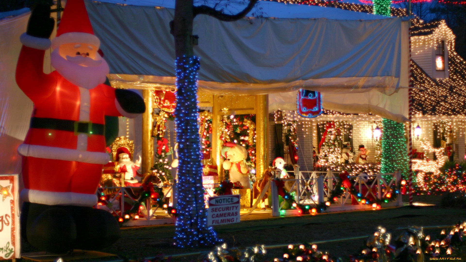 праздничные, новогодние, пейзажи