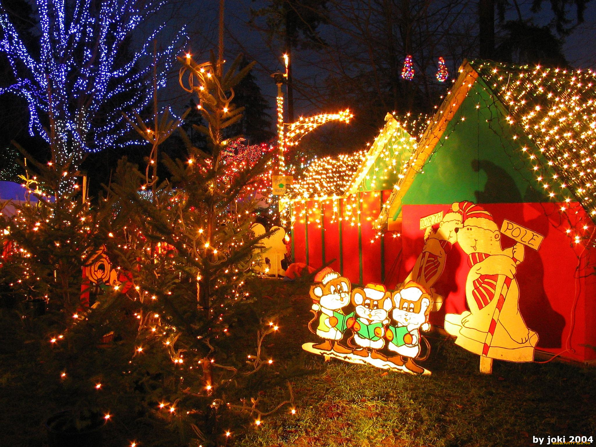 праздничные, новогодние, пейзажи