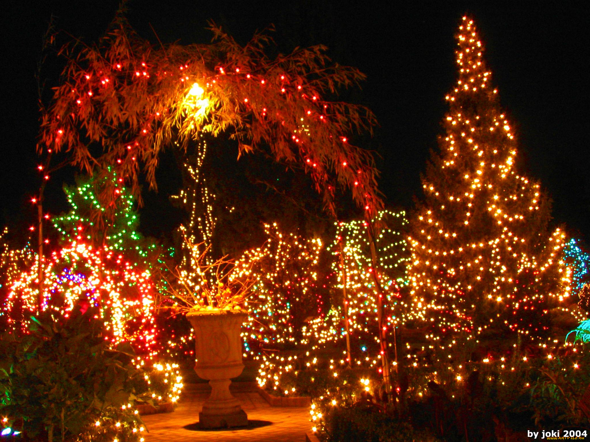 праздничные, новогодние, пейзажи