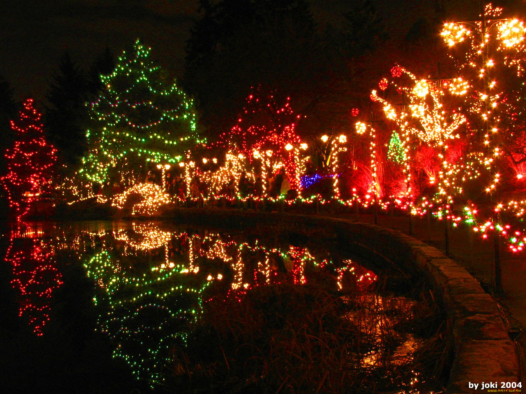 праздничные, новогодние, пейзажи