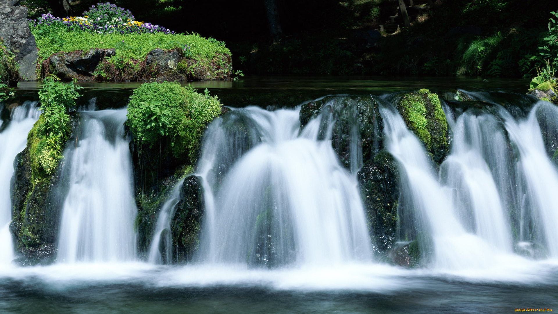 природа, водопады