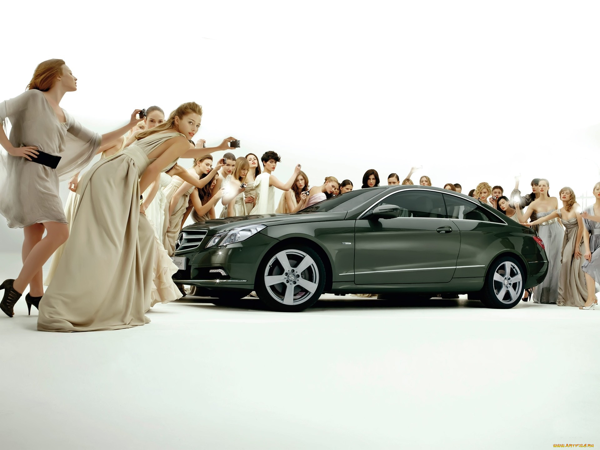 автомобили, авто, девушками