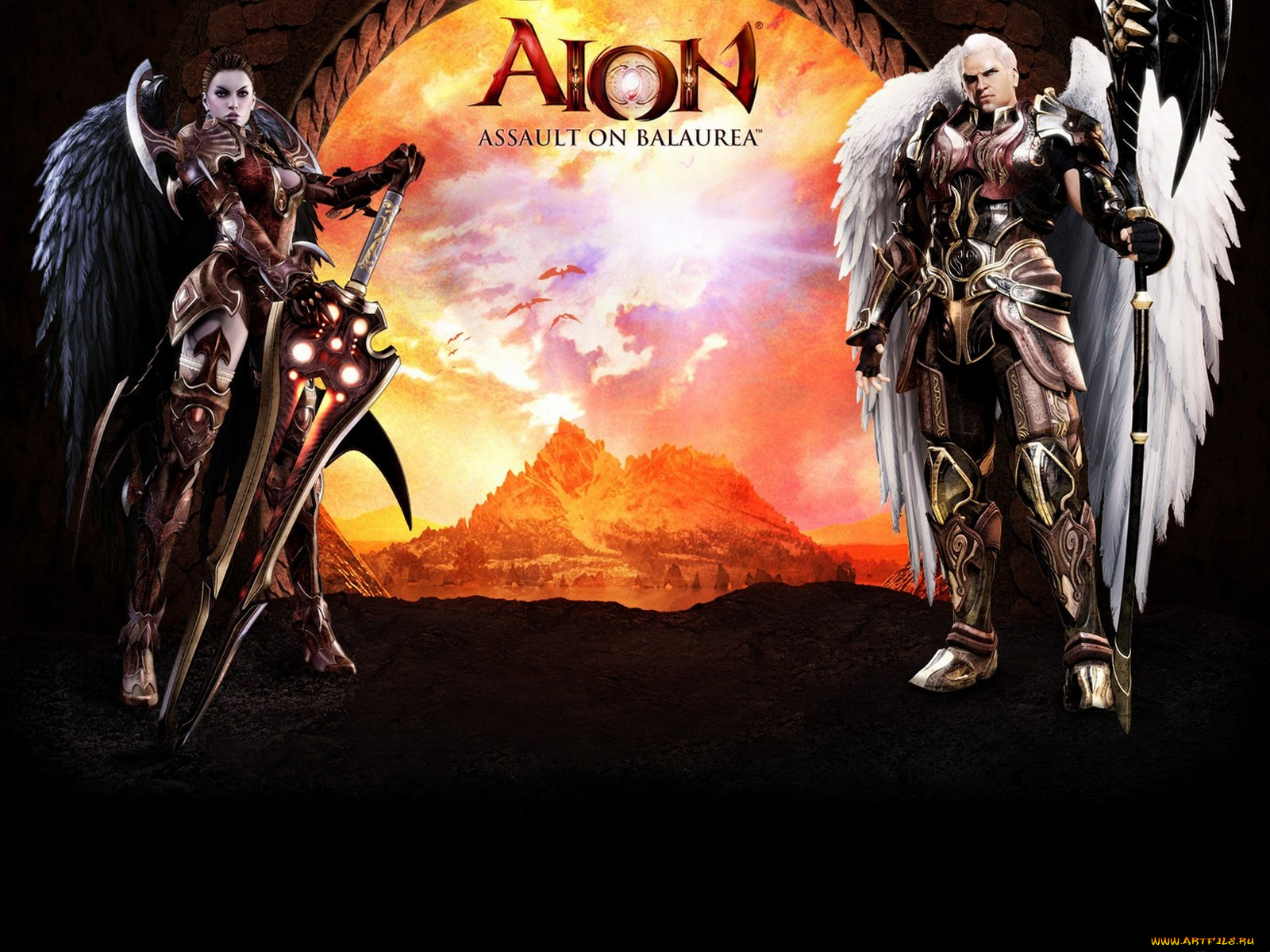 aion, assault, on, balaurea, видео, игры