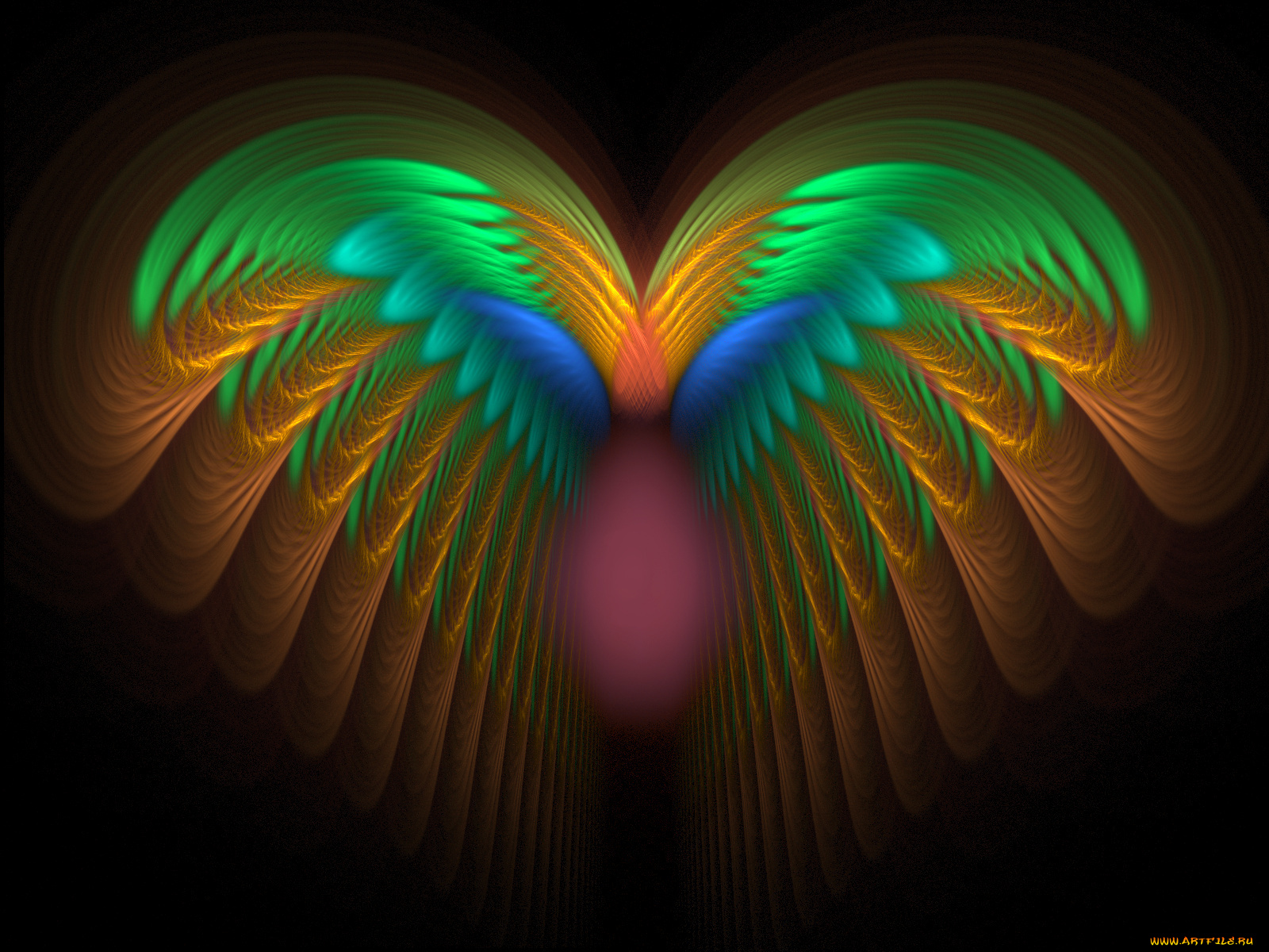 3д, графика, fractal, фракталы, абстракция, фон, узор, тёмный