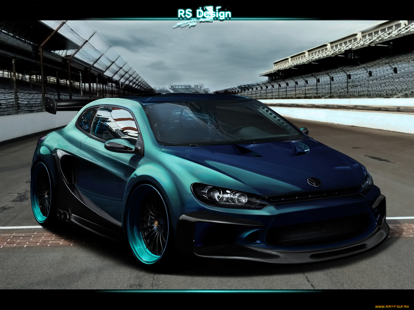 автомобили, виртуальный, тюнинг, scirocco