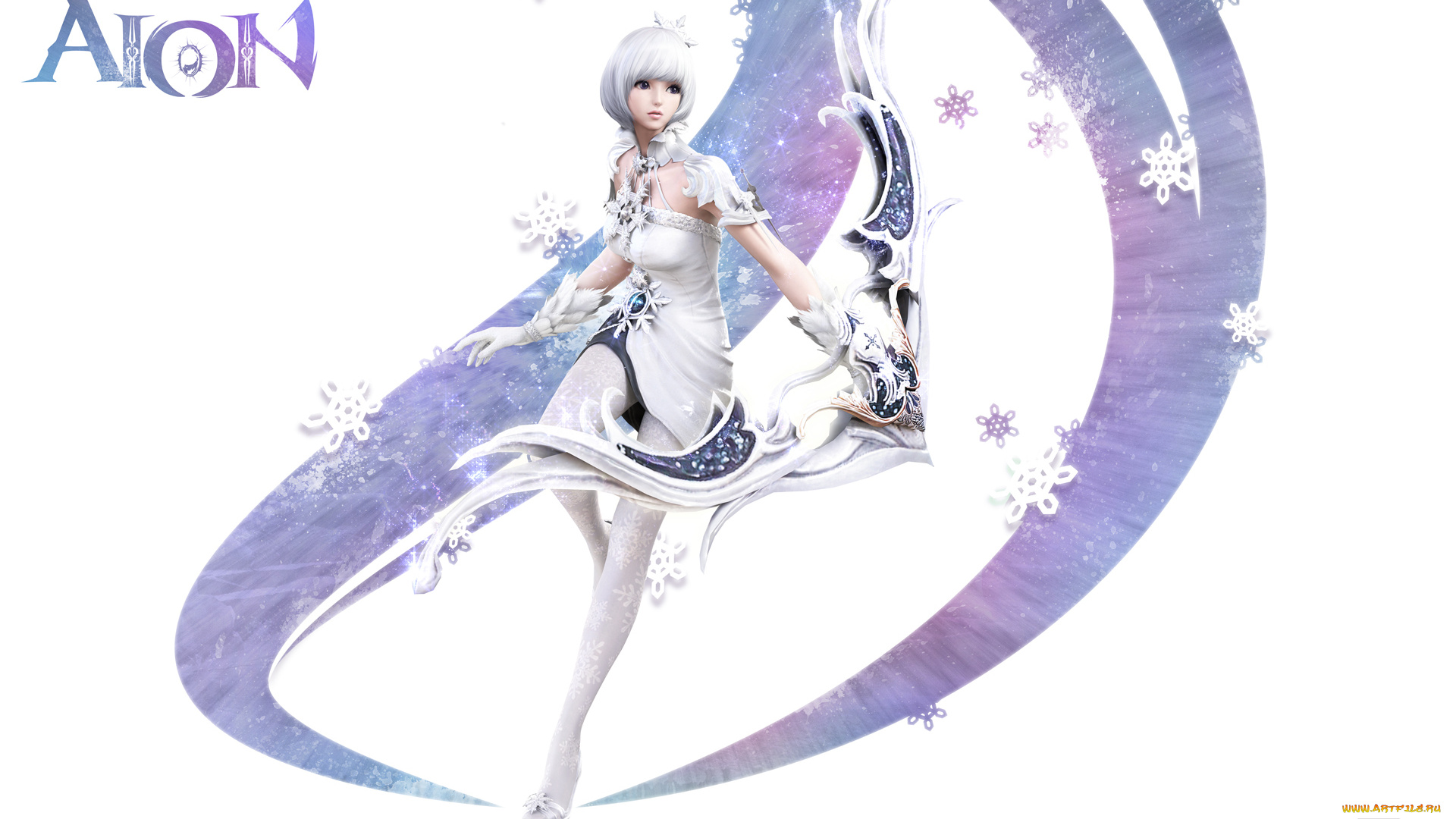 aion, видео, игры, the, tower, of, eternity, лук, девушка