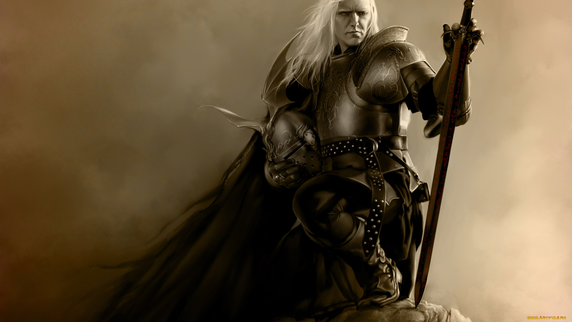 elric, of, melnibone, фэнтези, люди, рыцарь, меч