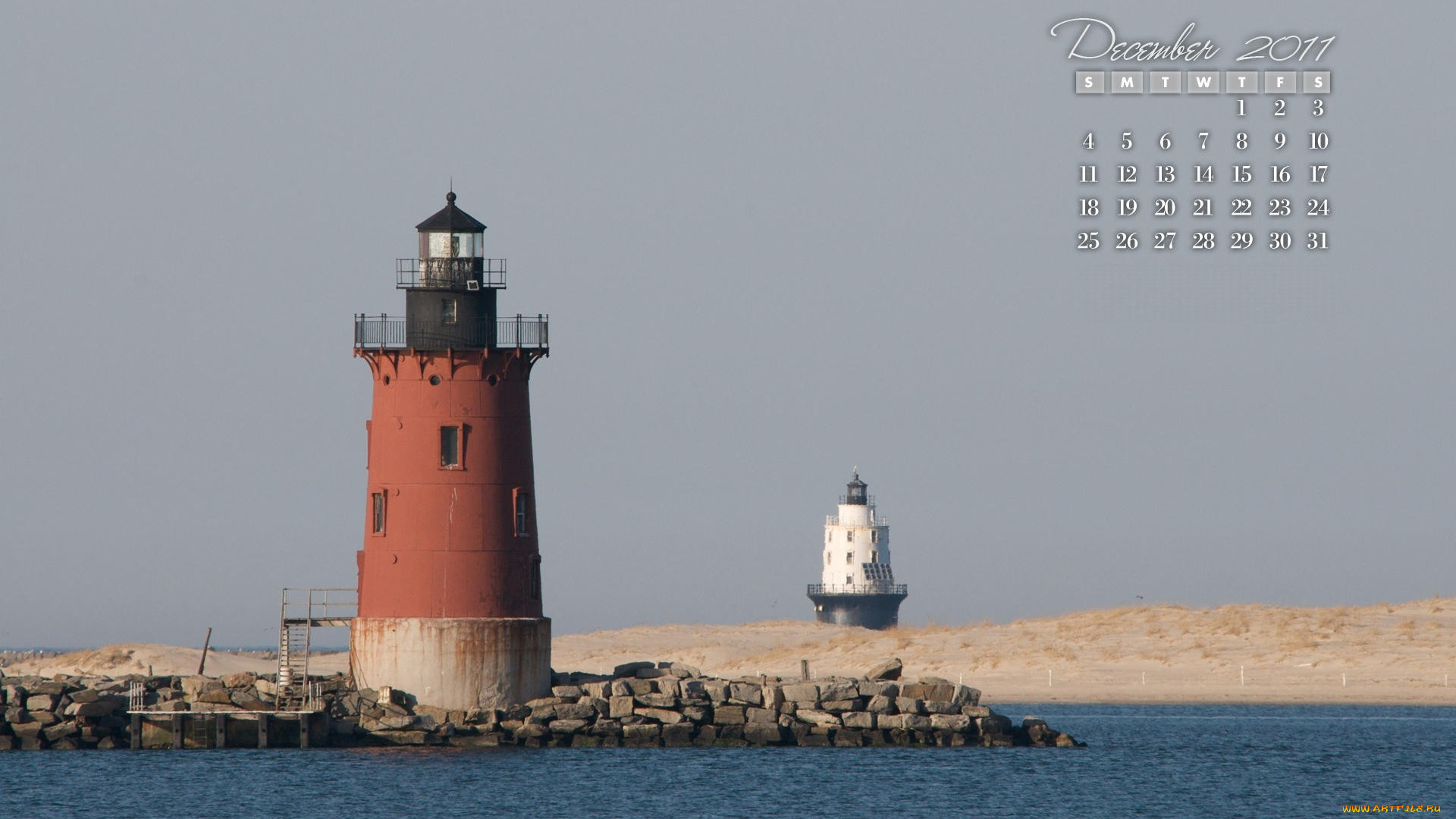 календари, природа, вода, маяк