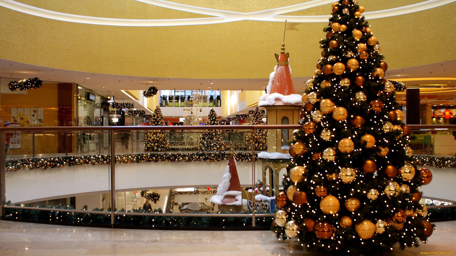праздничные, Ёлки, торговый, центр