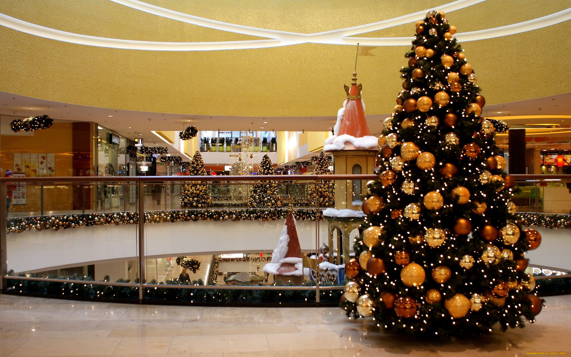 праздничные, Ёлки, торговый, центр