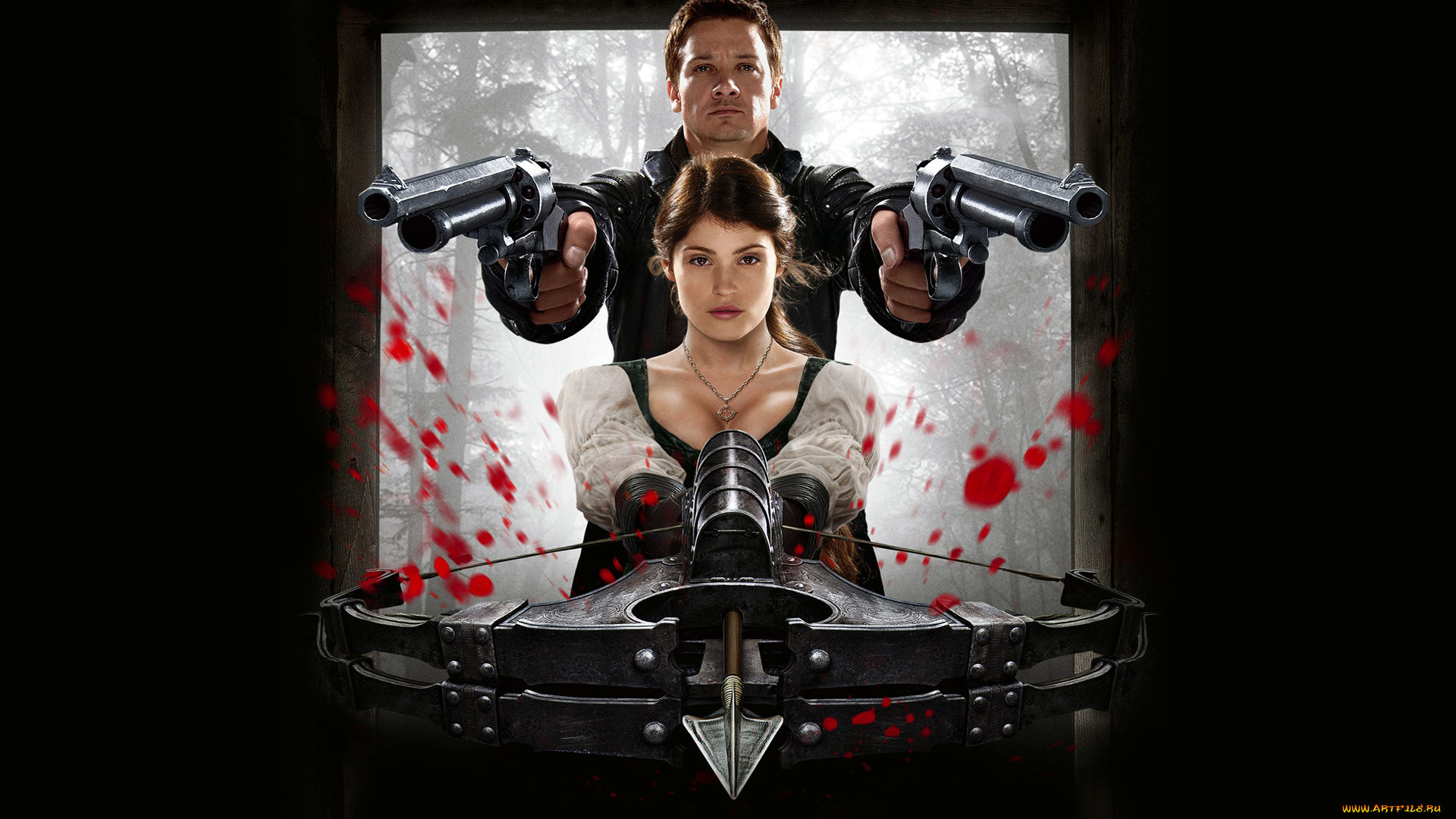 охотники, на, ведьм, кино, фильмы, hansel, and, gretel, witch, hunters, джереми, реннер, джемма, артертон