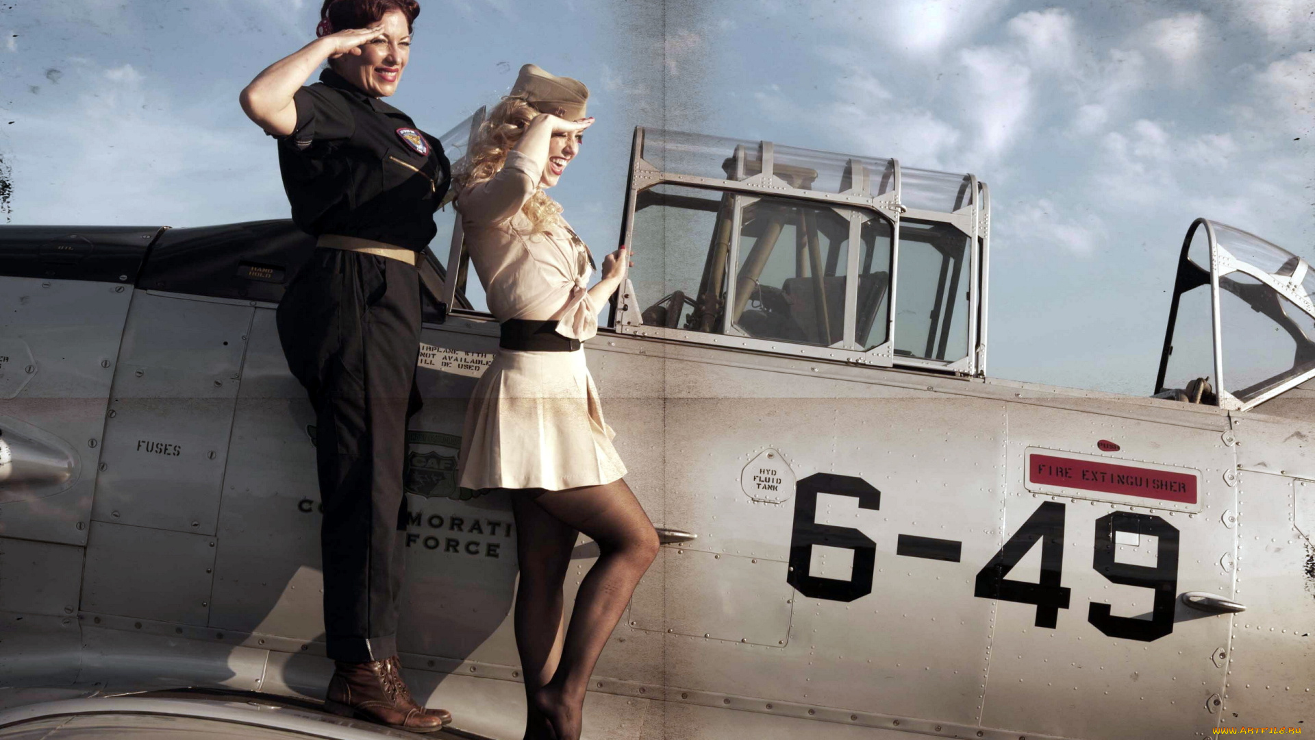 авиация, авиационный, пейзаж, креатив, пилоты