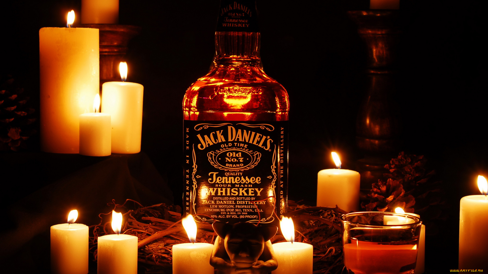 бренды, jack, daniel`s, свечи, daniels