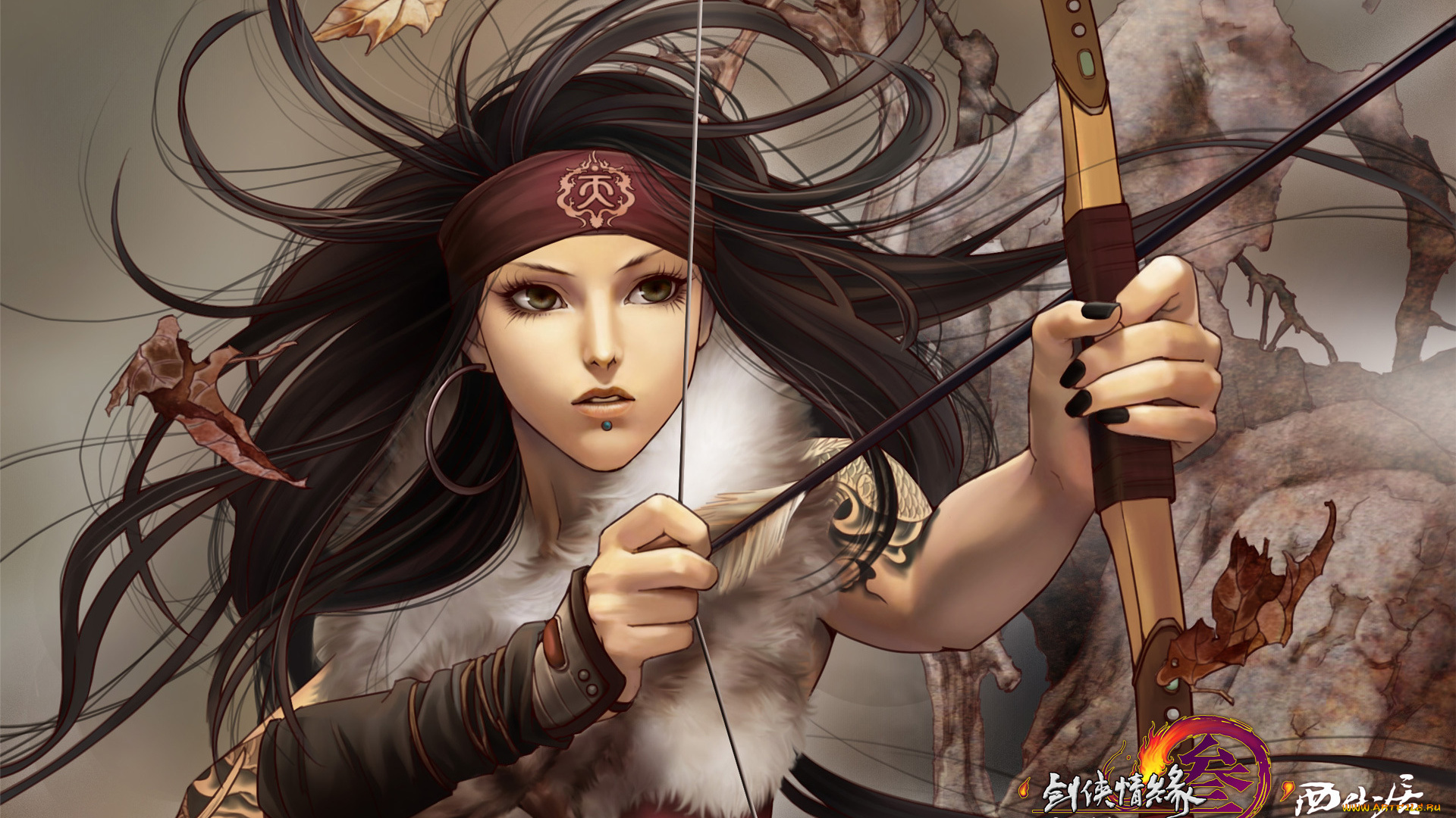 jx, online, видео, игры, jx, online, 3, охотник, лук, девушка