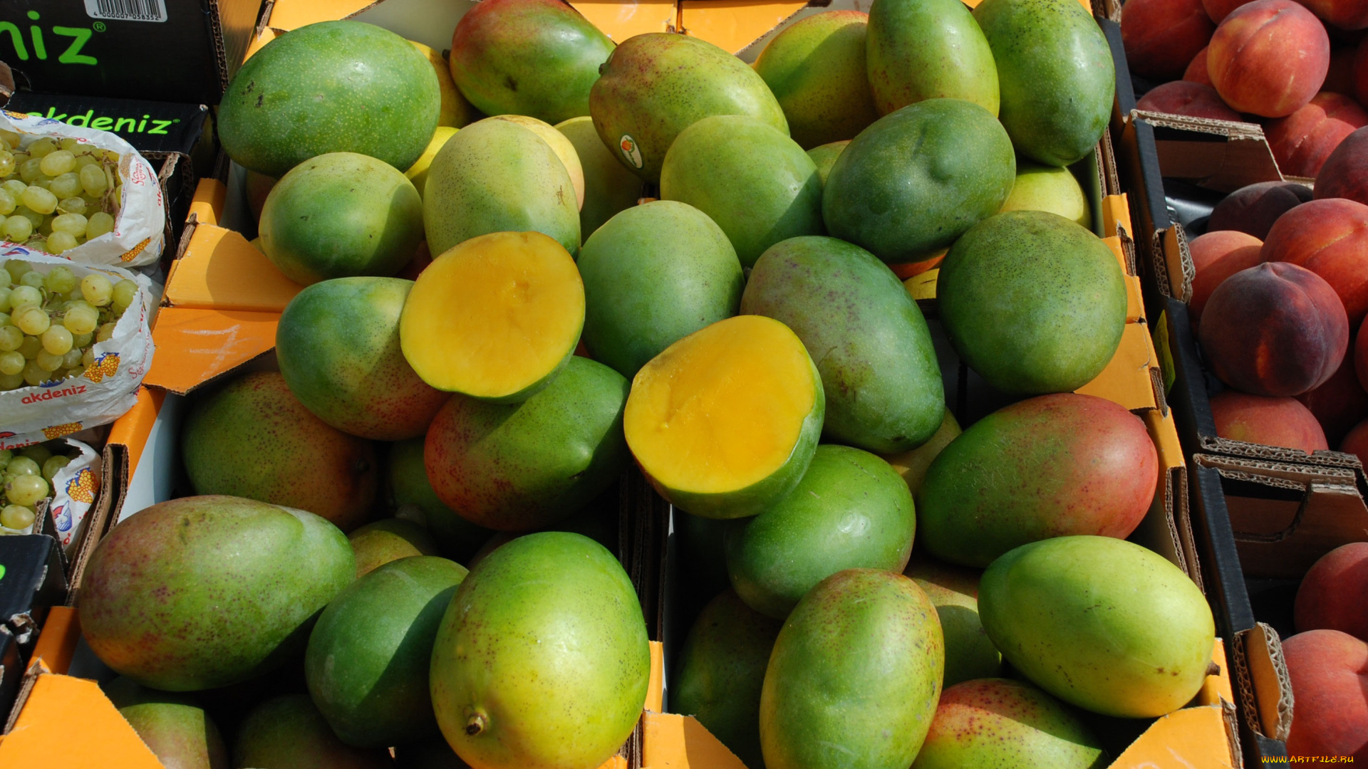 mango, еда, манго, плоды