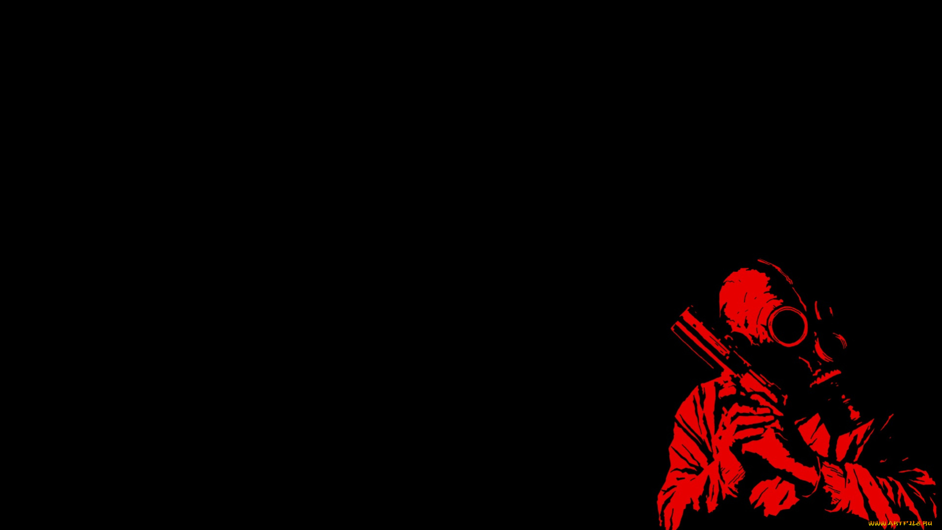 рисованные, минимализм, зомби