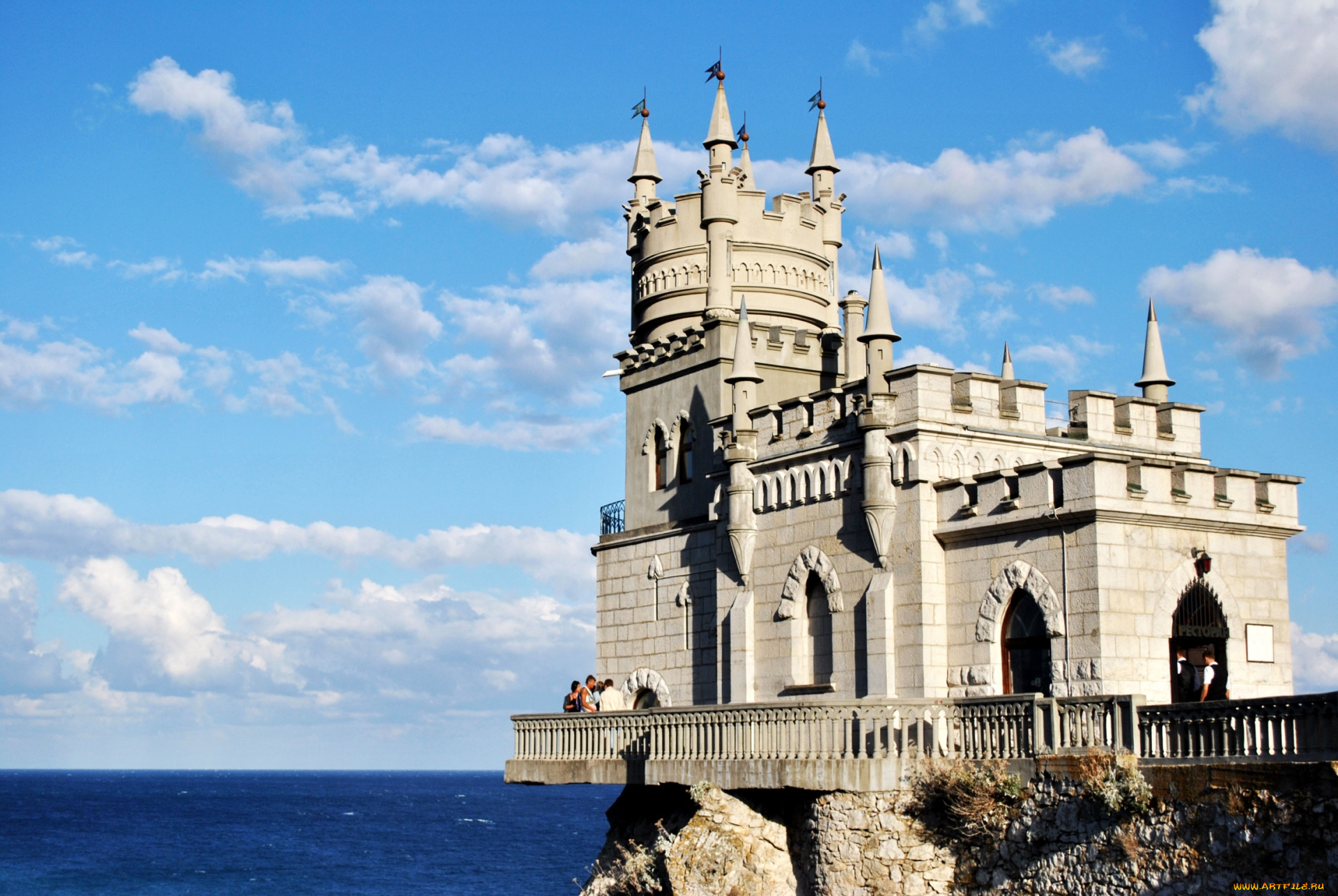 города, ласточкино, гнездо, , украина, замок, крым