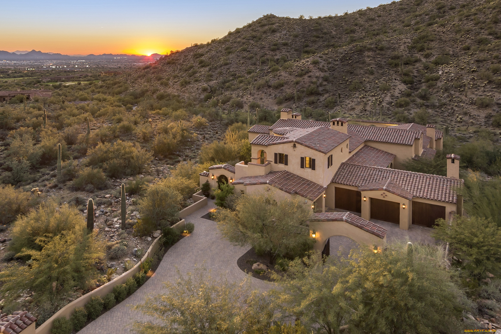 города, -, здания, , дома, особняк