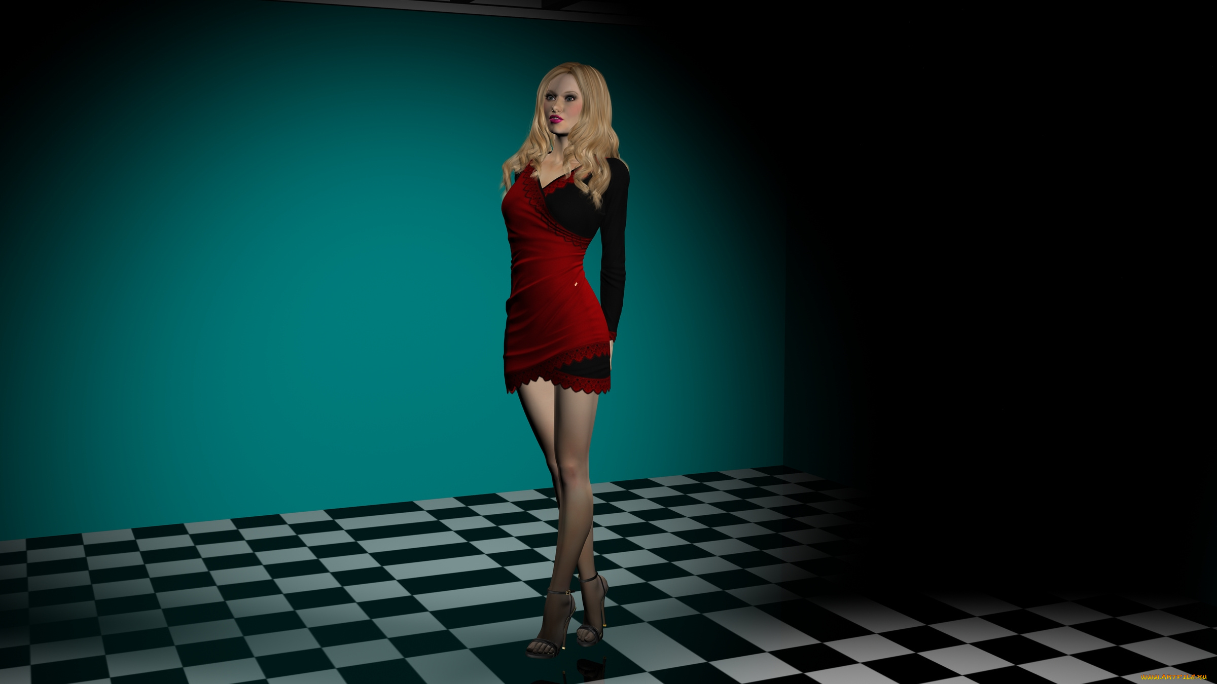 3д, графика, people, , люди, девушка, взгляд