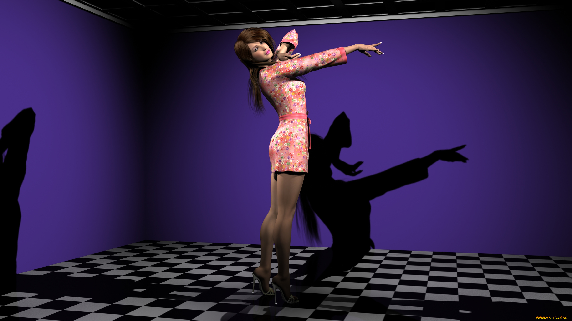 3д, графика, people, , люди, девушка, взгляд