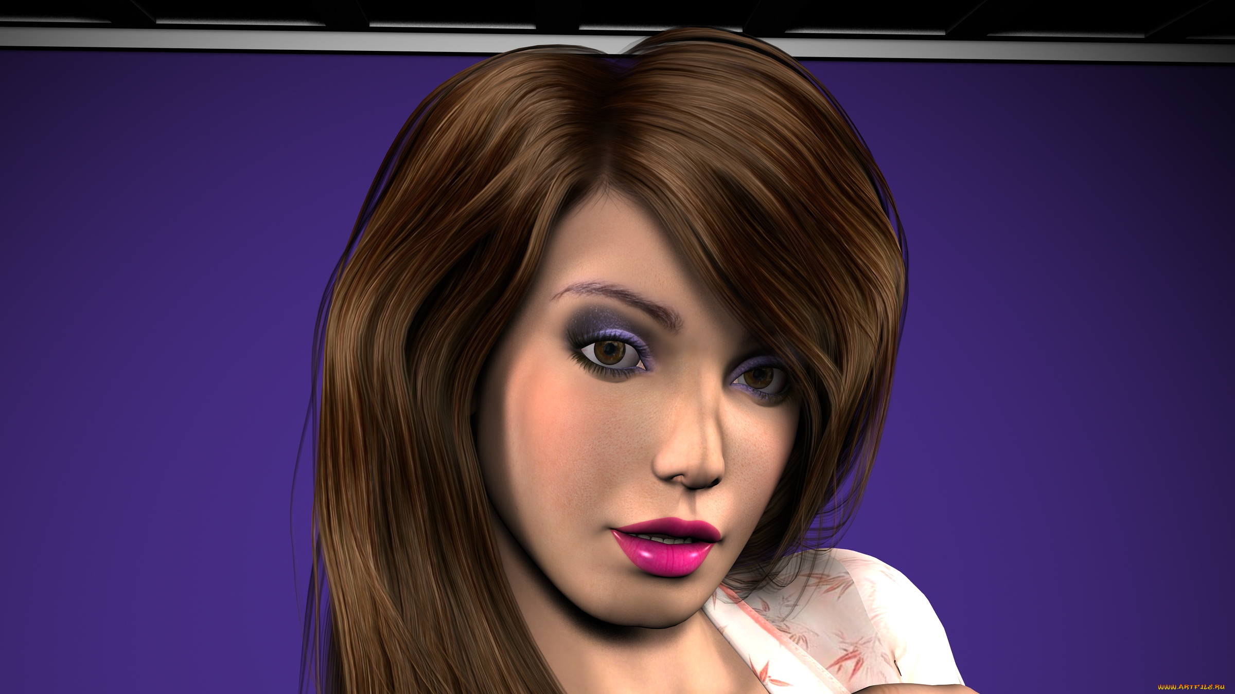 3д, графика, portraits, , портрет, девушка, взгляд